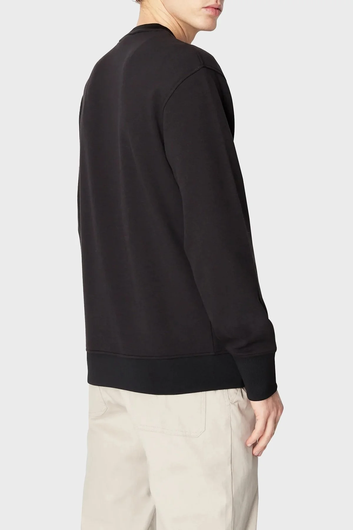 Armani Exchange Baskılı Regular Fit Bisiklet Yaka Pamuklu Erkek Sweat 6LZMJA ZJXFZ 1200 SİYAH - 2