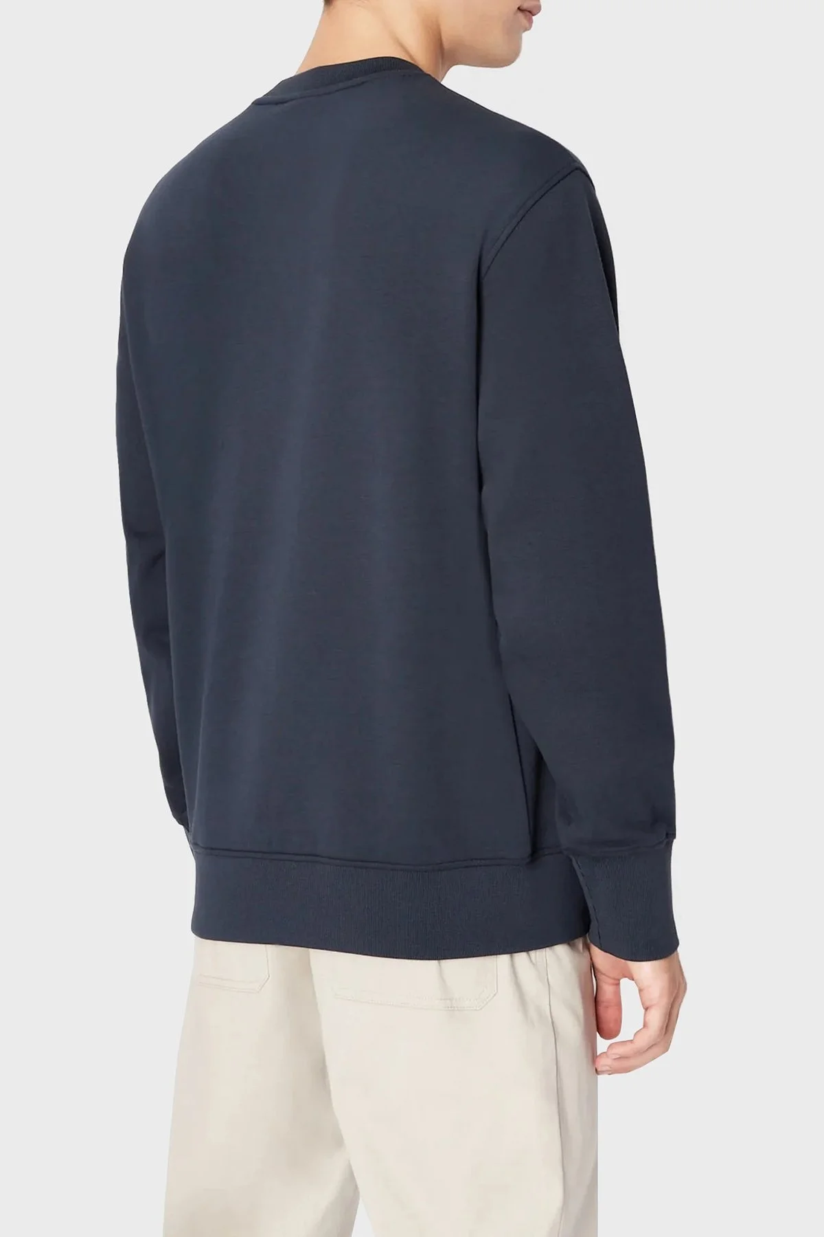 Armani Exchange Baskılı Regular Fit Bisiklet Yaka Pamuklu Erkek Sweat 6LZMJA ZJXFZ 1510 LACİVERT - 2