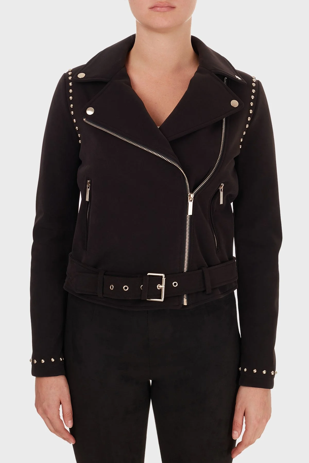 Armani Exchange Bel Kemerli Regular Fit Bayan Mont 6HYB10 YNKMZ 1200 SİYAH - 1