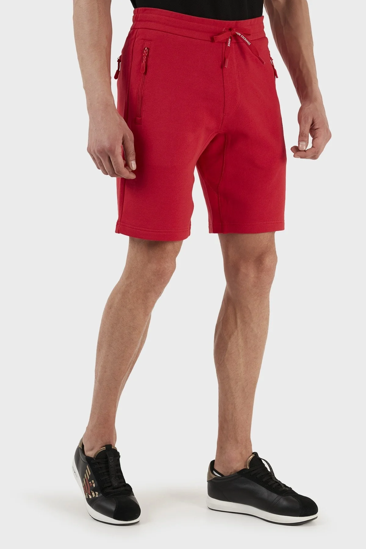 Armani Exchange Belden Bağlamalı Cepli Pamuklu Erkek Bermuda 8NZS75 ZJKRZ 14AQ KIRMIZI - 3