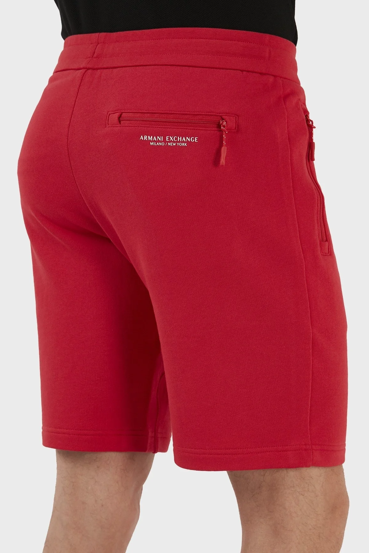 Armani Exchange Belden Bağlamalı Cepli Pamuklu Erkek Bermuda 8NZS75 ZJKRZ 14AQ KIRMIZI - 6