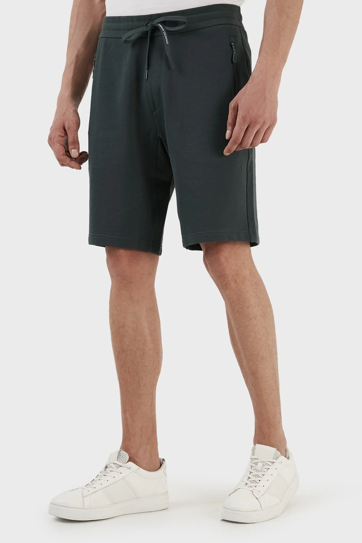 Armani Exchange Belden Bağlamalı Cepli Pamuklu Erkek Bermuda 8NZS75 ZJKRZ 1882 YEŞİL - 2