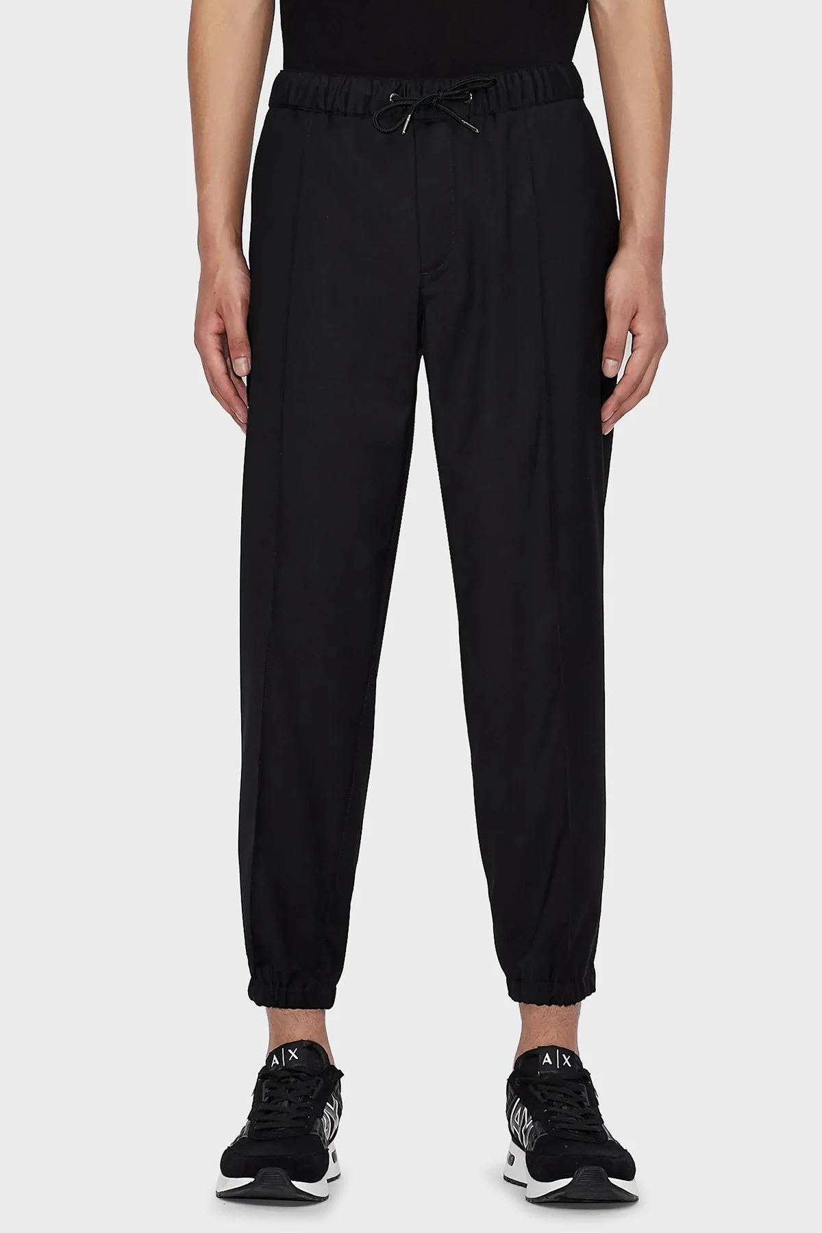 Armani Exchange Belden Bağlamalı Regular Fit Erkek Pantolon 8NZPP1 ZNPMZ 2240 SİYAH - 1