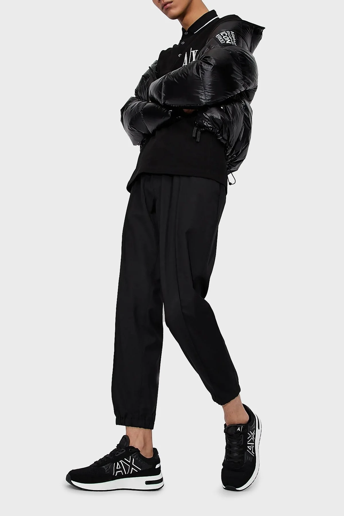 Armani Exchange Belden Bağlamalı Regular Fit Erkek Pantolon 8NZPP1 ZNPMZ 2240 SİYAH - 4