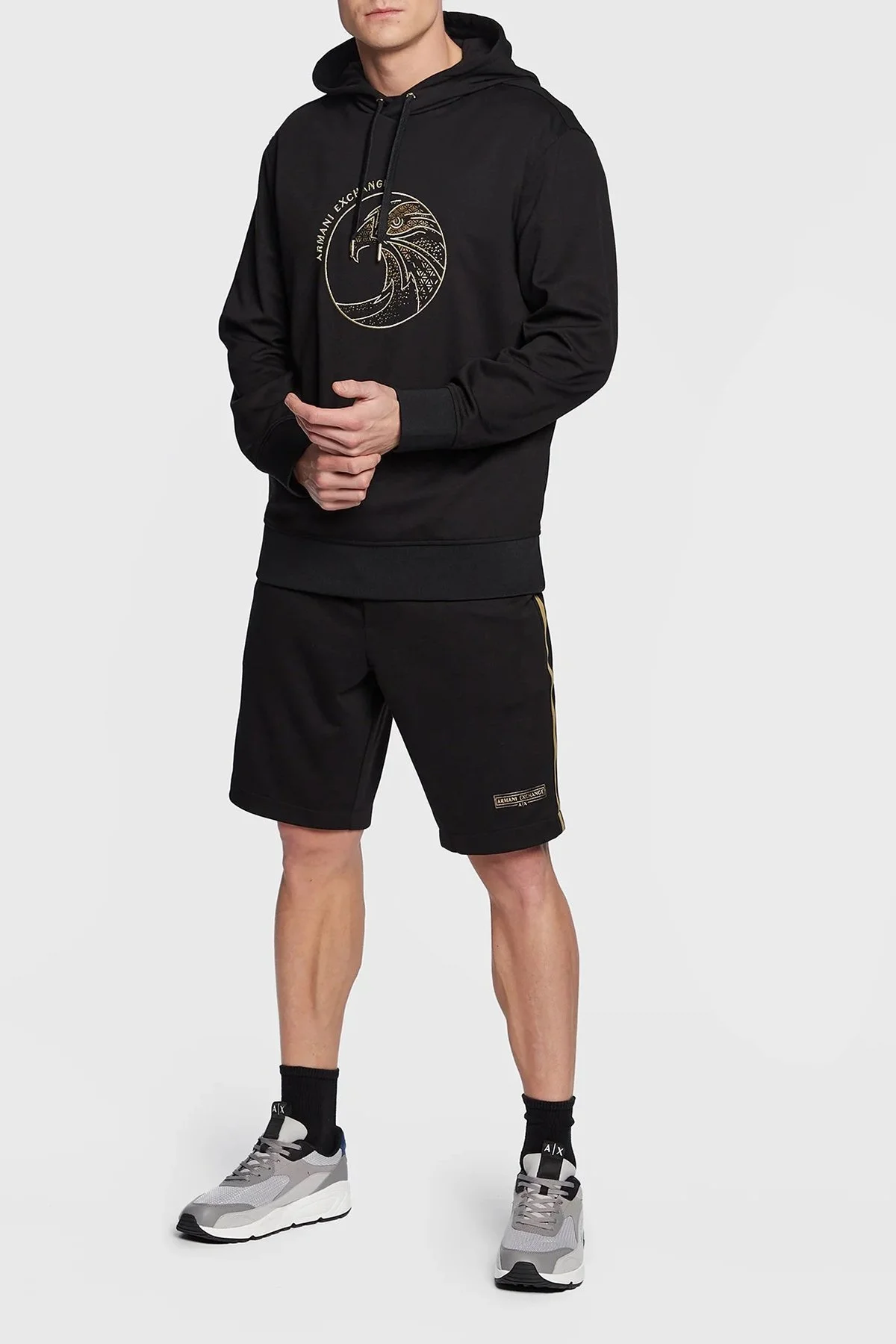 Armani Exchange Belden Bağlamalı Regular Fit Spor Erkek Short 3RZSRA Z9N1Z 1200 SİYAH - 1