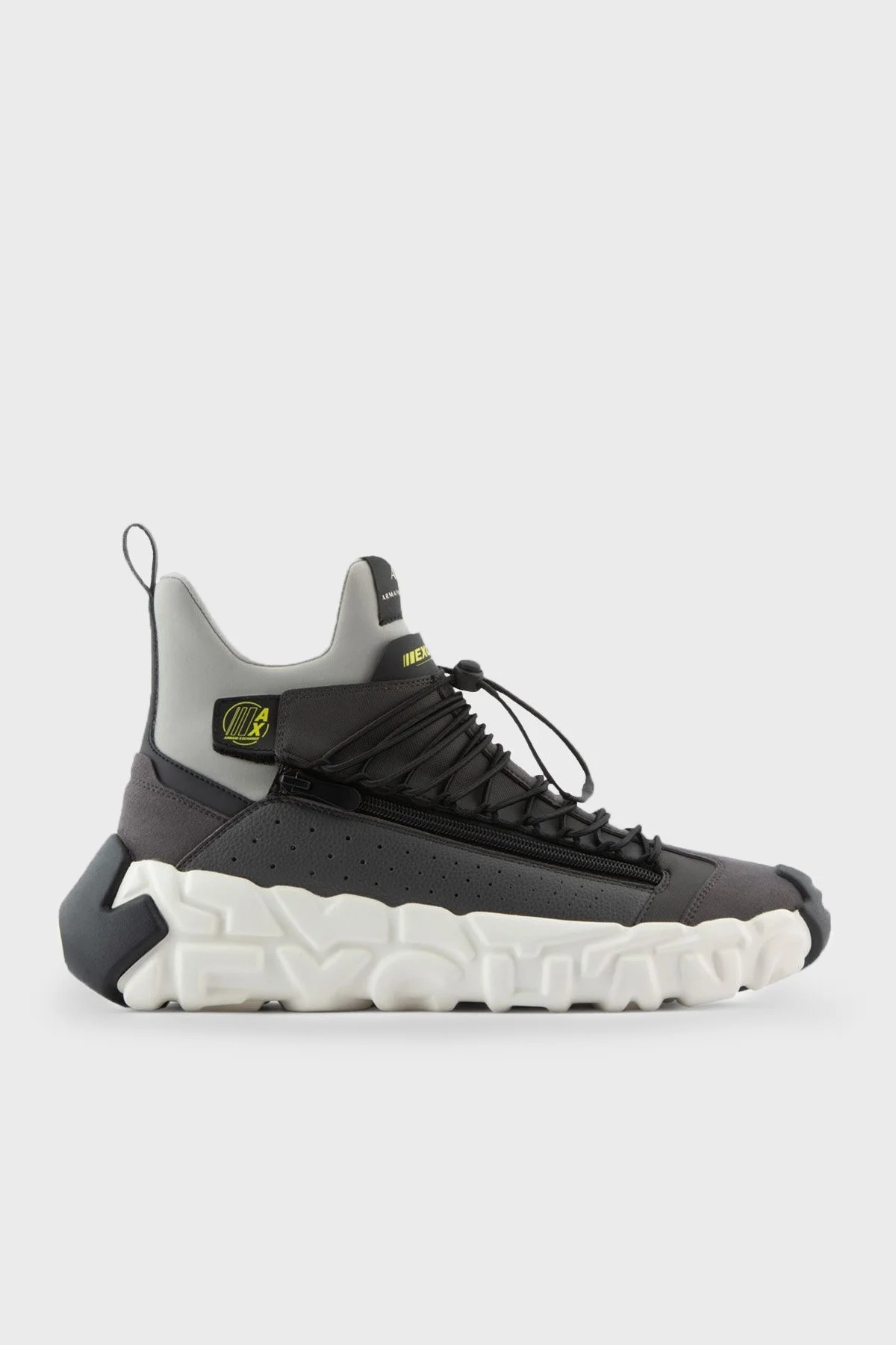 Armani Exchange Bilekli Sneaker Erkek Ayakkabı XUZ044 XV616 K474 ANTRASİT - 1