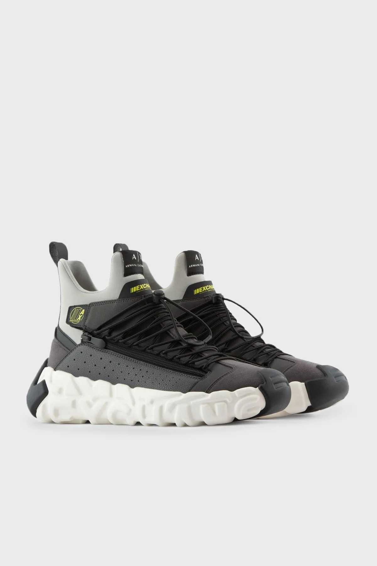 Armani Exchange Bilekli Sneaker Erkek Ayakkabı XUZ044 XV616 K474 ANTRASİT - 2