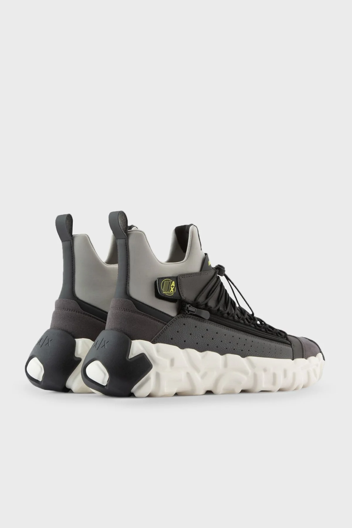 Armani Exchange Bilekli Sneaker Erkek Ayakkabı XUZ044 XV616 K474 ANTRASİT - 3