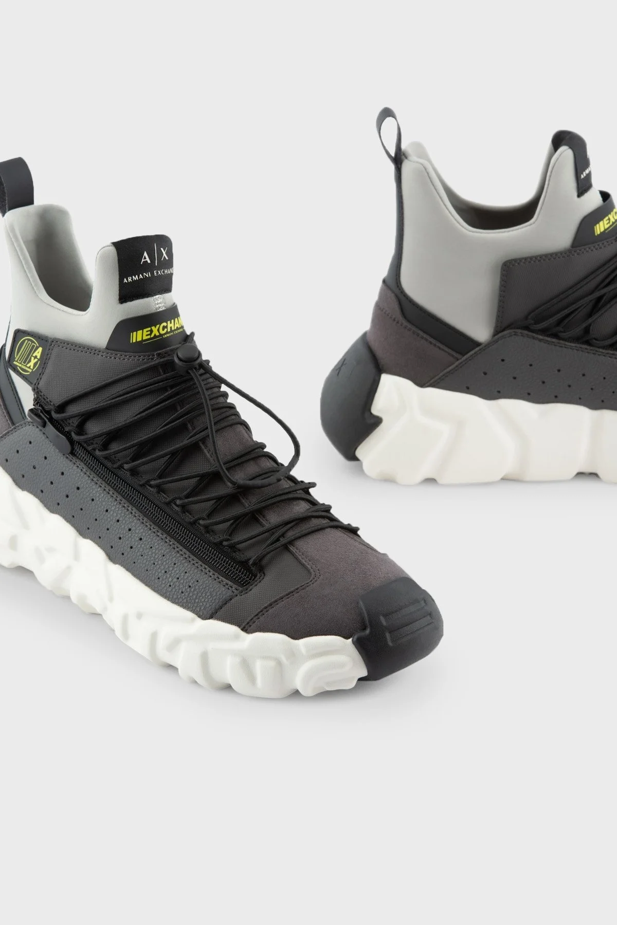 Armani Exchange Bilekli Sneaker Erkek Ayakkabı XUZ044 XV616 K474 ANTRASİT - 4