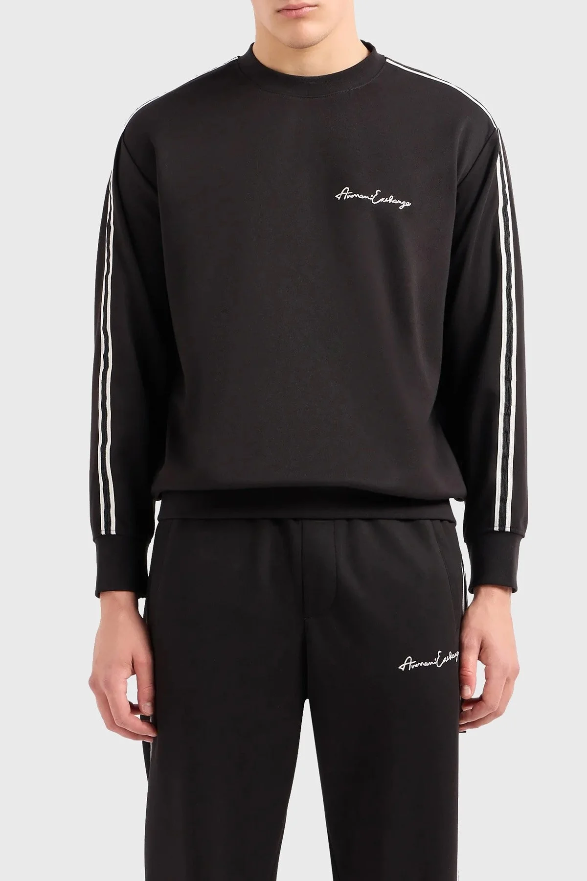 Armani Exchange Bisiklet Yaka Regular Fit Erkek Sweat 8NZMSG Z9N1Z 1200 SİYAH - 1