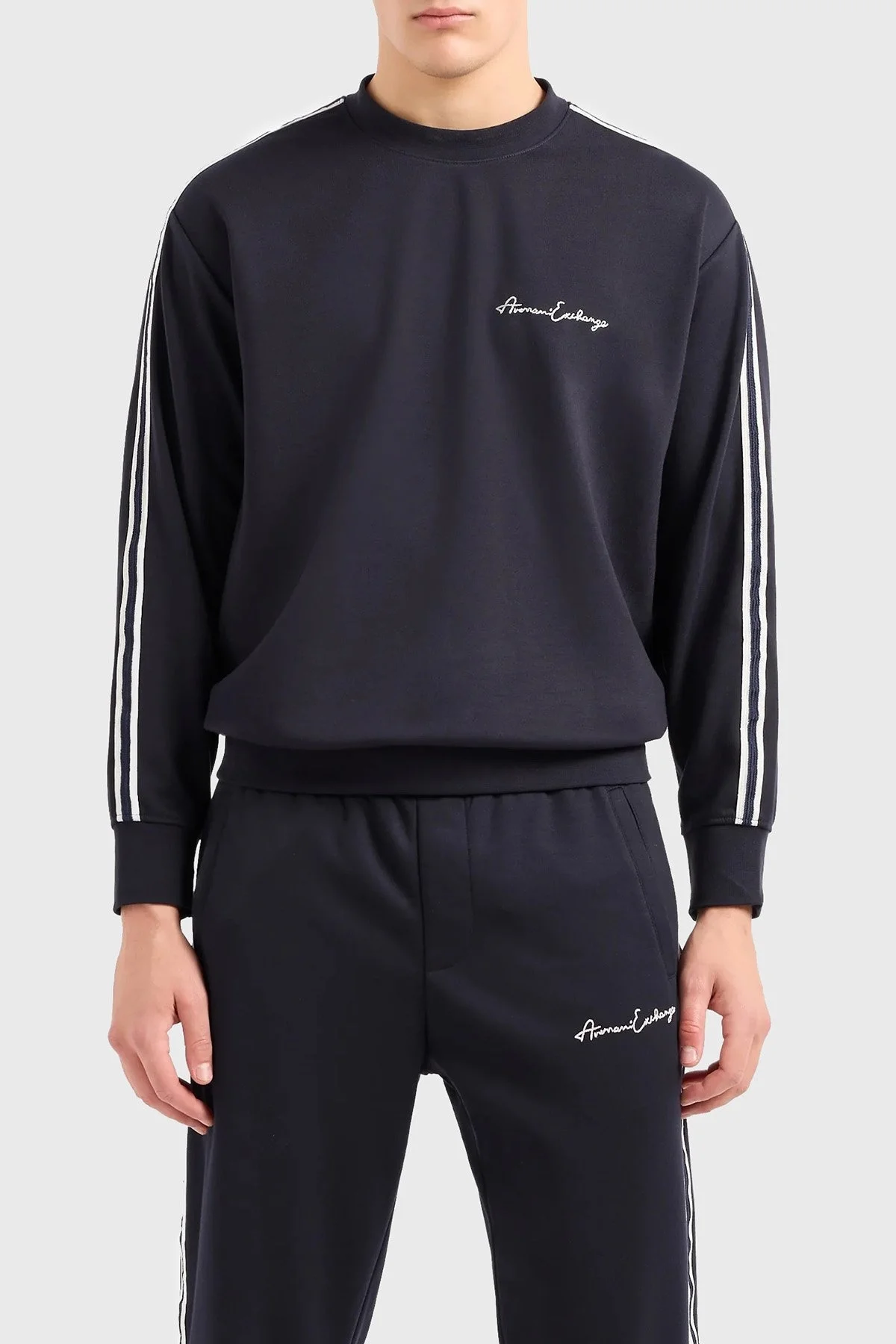 Armani Exchange Bisiklet Yaka Regular Fit Erkek Sweat 8NZMSG Z9N1Z 1510 LACİVERT - 1