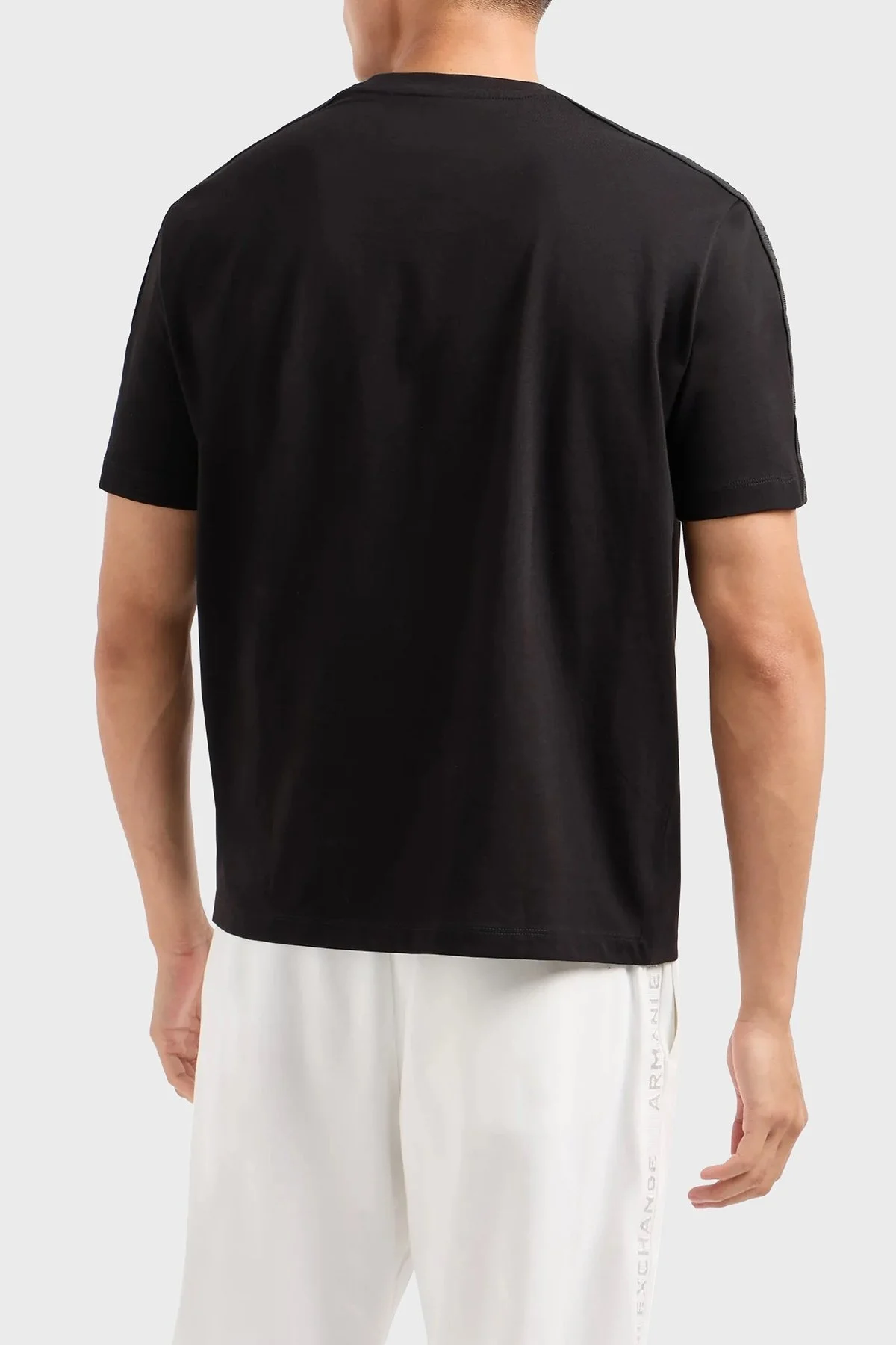 Armani Exchange Bisiklet Yaka Regular Fit Erkek T Shirt 6DZTLA ZJ9JZ 1200 SİYAH - 2