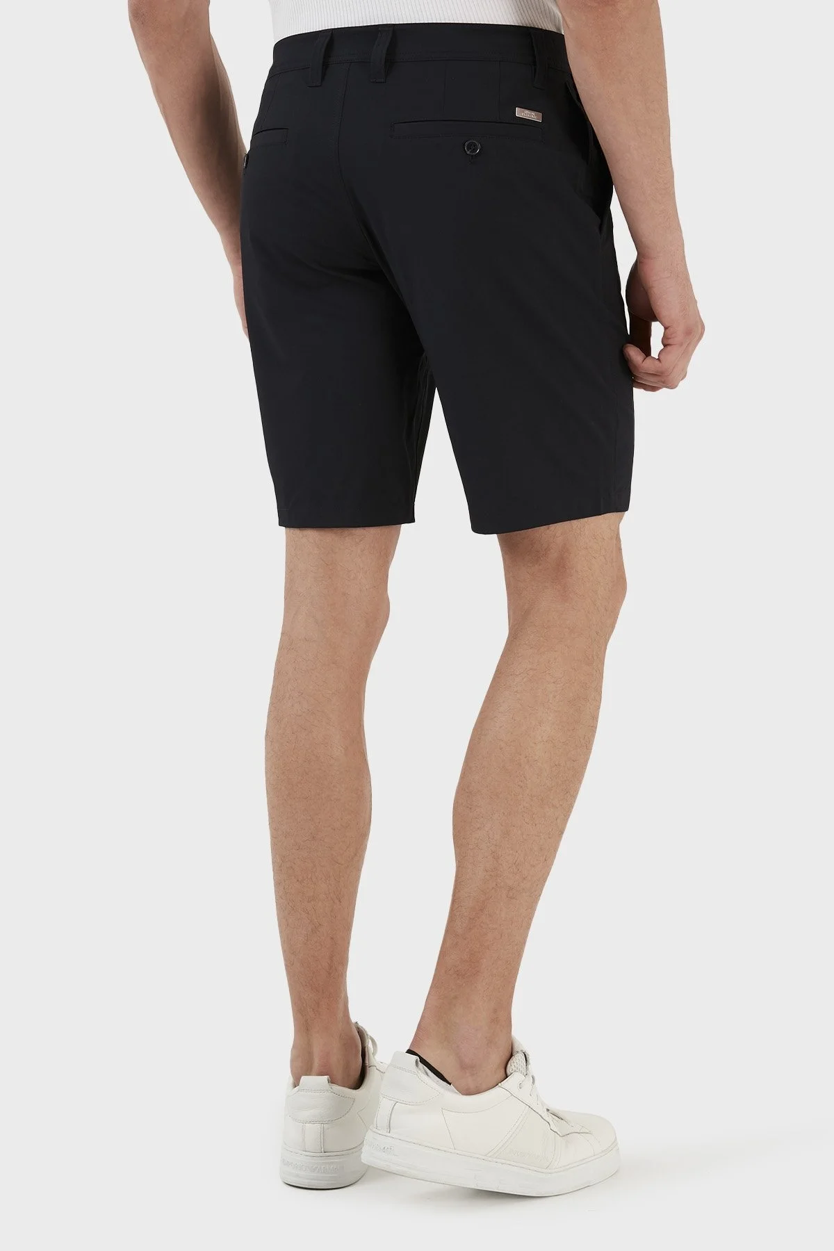 Armani Exchange Cepli Slim Fit Chino Erkek Short 8NZS49 ZNYZZ 1583 LACİVERT - 3