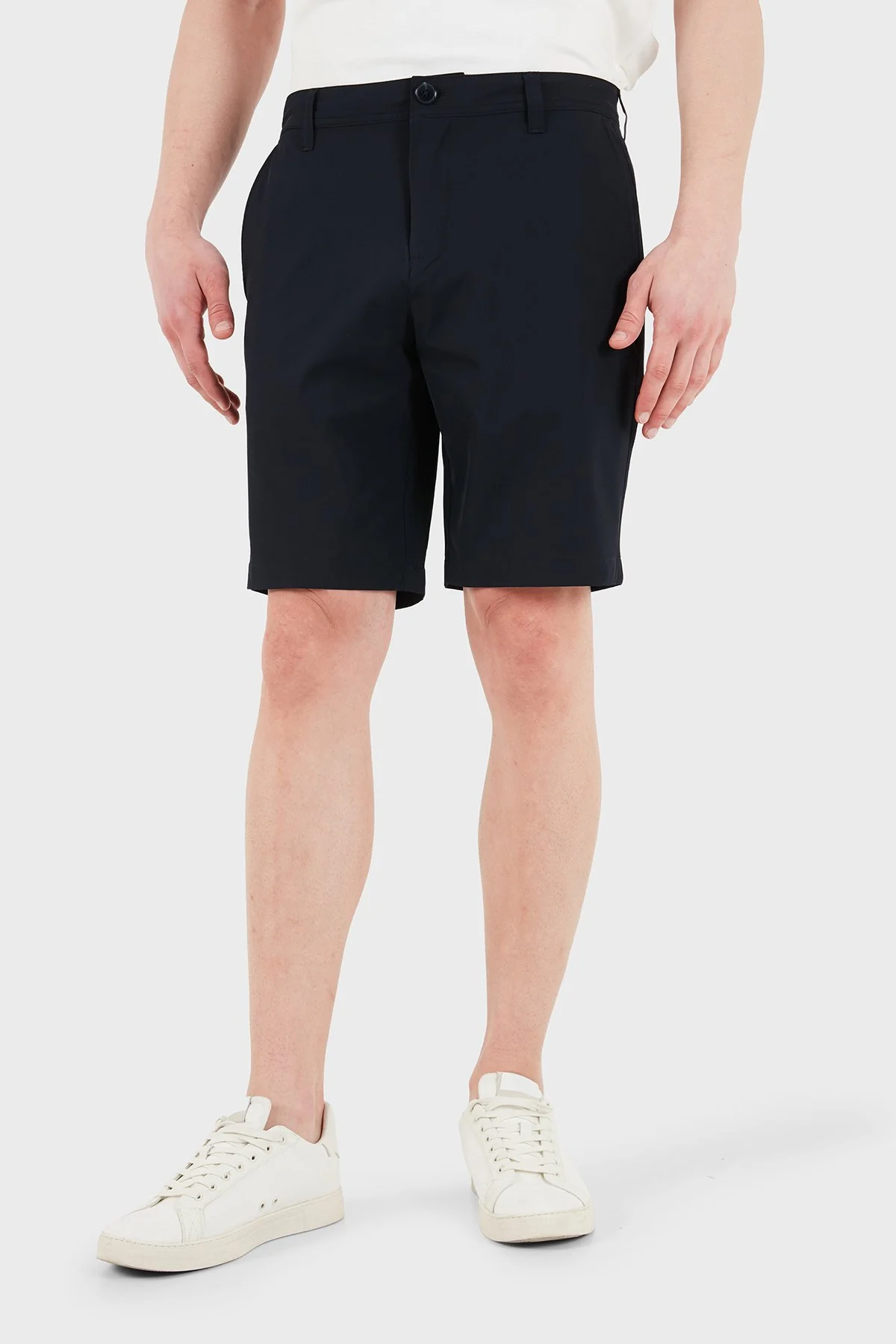 Armani Exchange Cepli Slim Fit Chino Erkek Short 8NZS49 ZNYZZ 1583 LACİVERT - 4