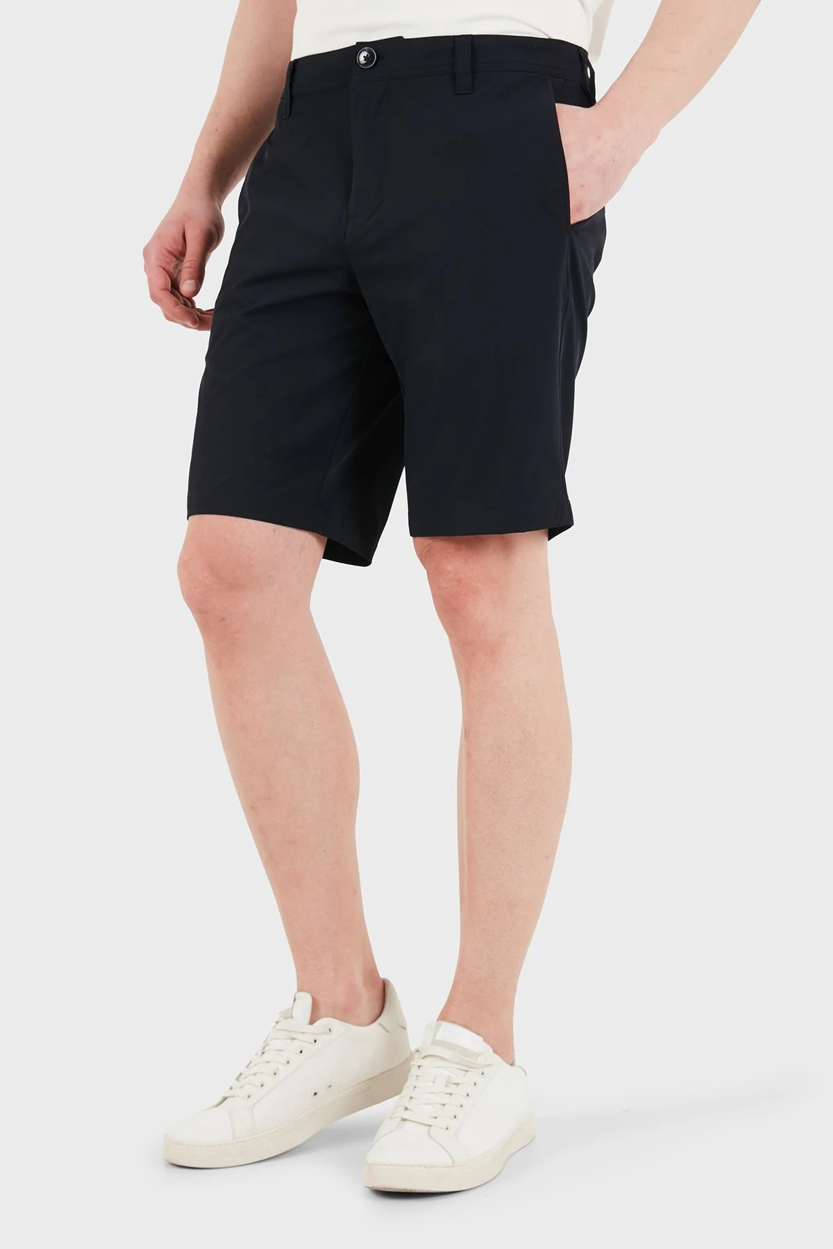 Armani Exchange Cepli Slim Fit Chino Erkek Short 8NZS49 ZNYZZ 1583 LACİVERT - 5
