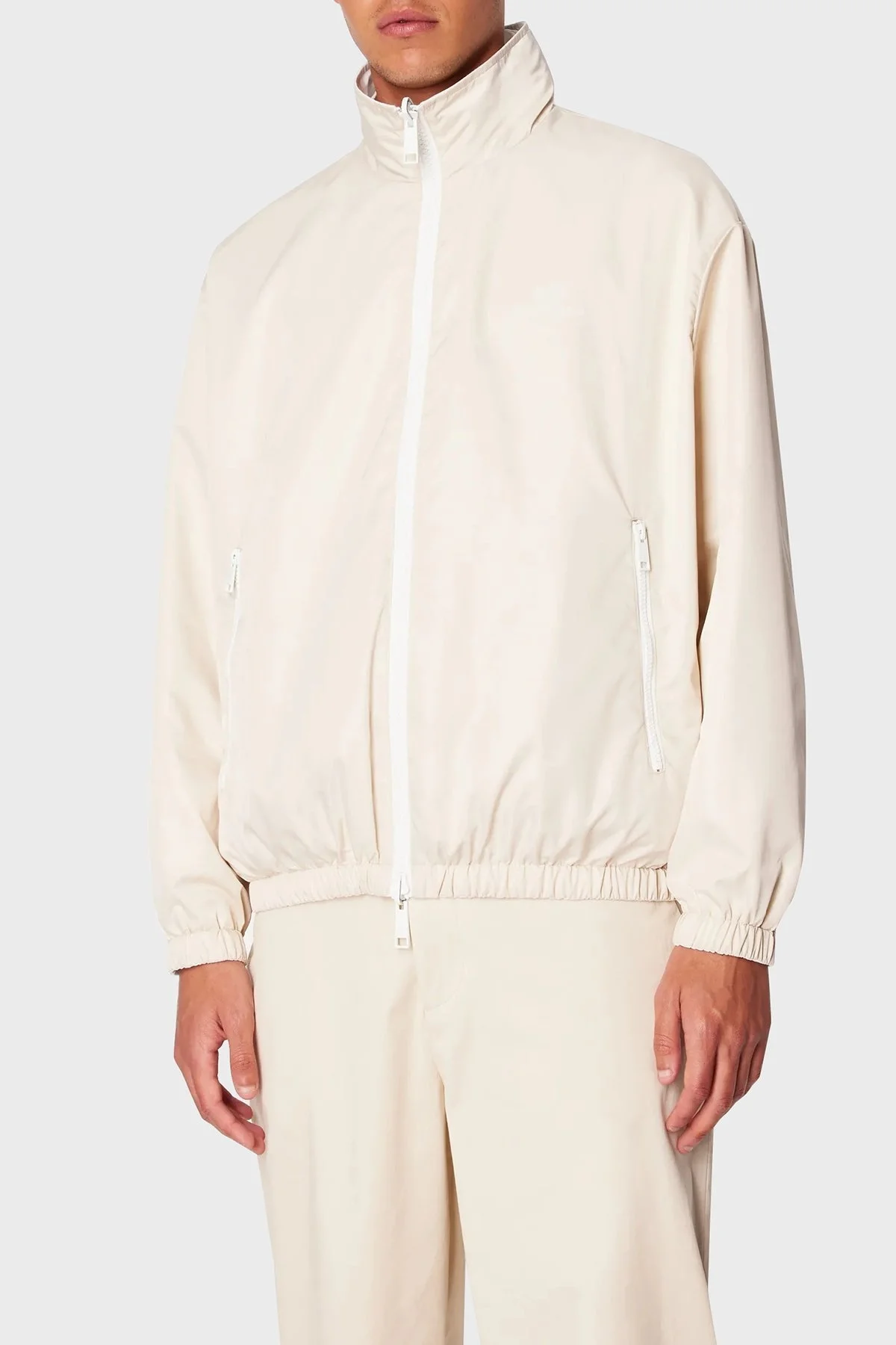 Armani Exchange Çift Taraflı Regular Fit Mevsimlik Erkek Mont 3DZB06 ZNB7Z 61AE BEYAZ - 1