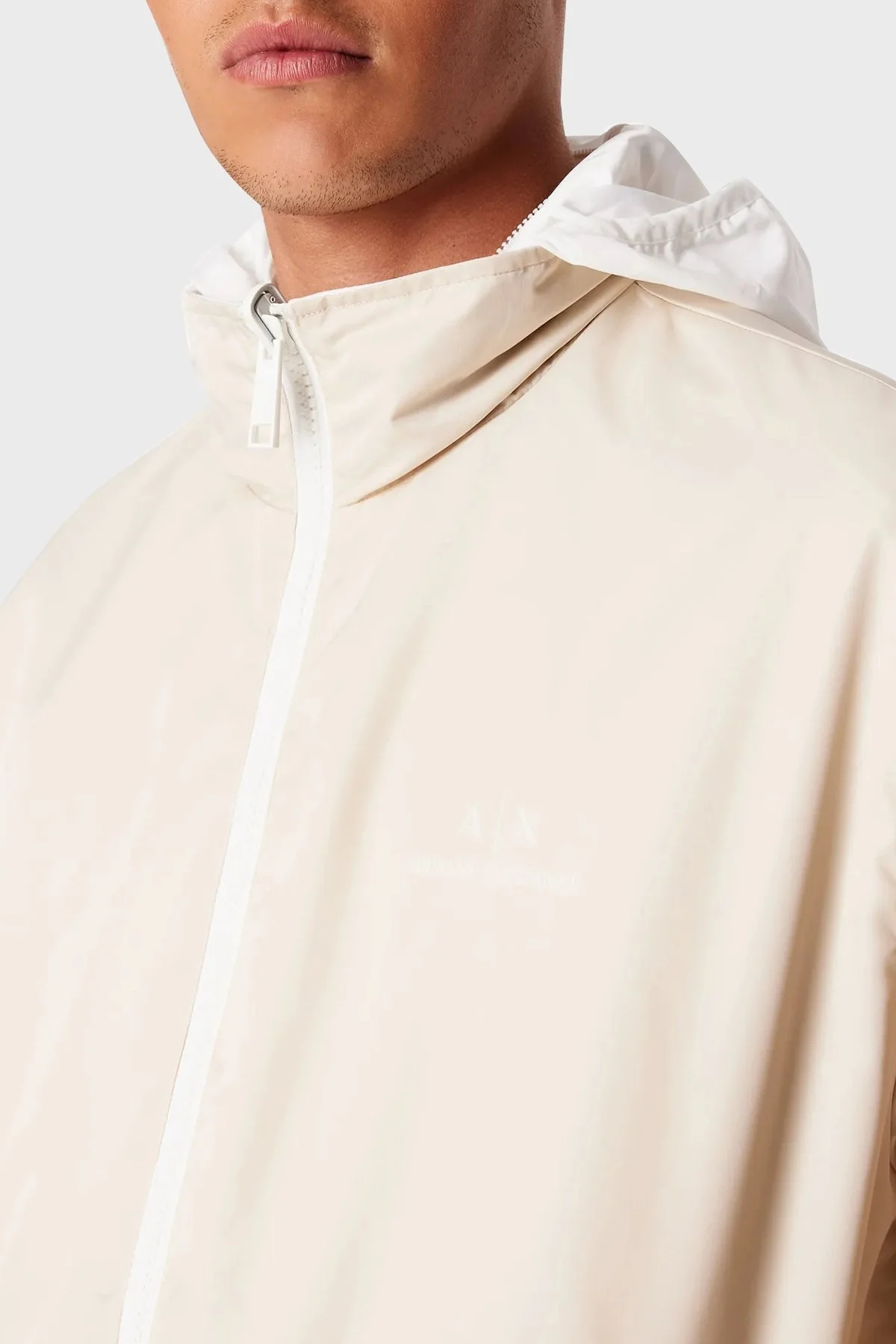 Armani Exchange Çift Taraflı Regular Fit Mevsimlik Erkek Mont 3DZB06 ZNB7Z 61AE BEYAZ - 4