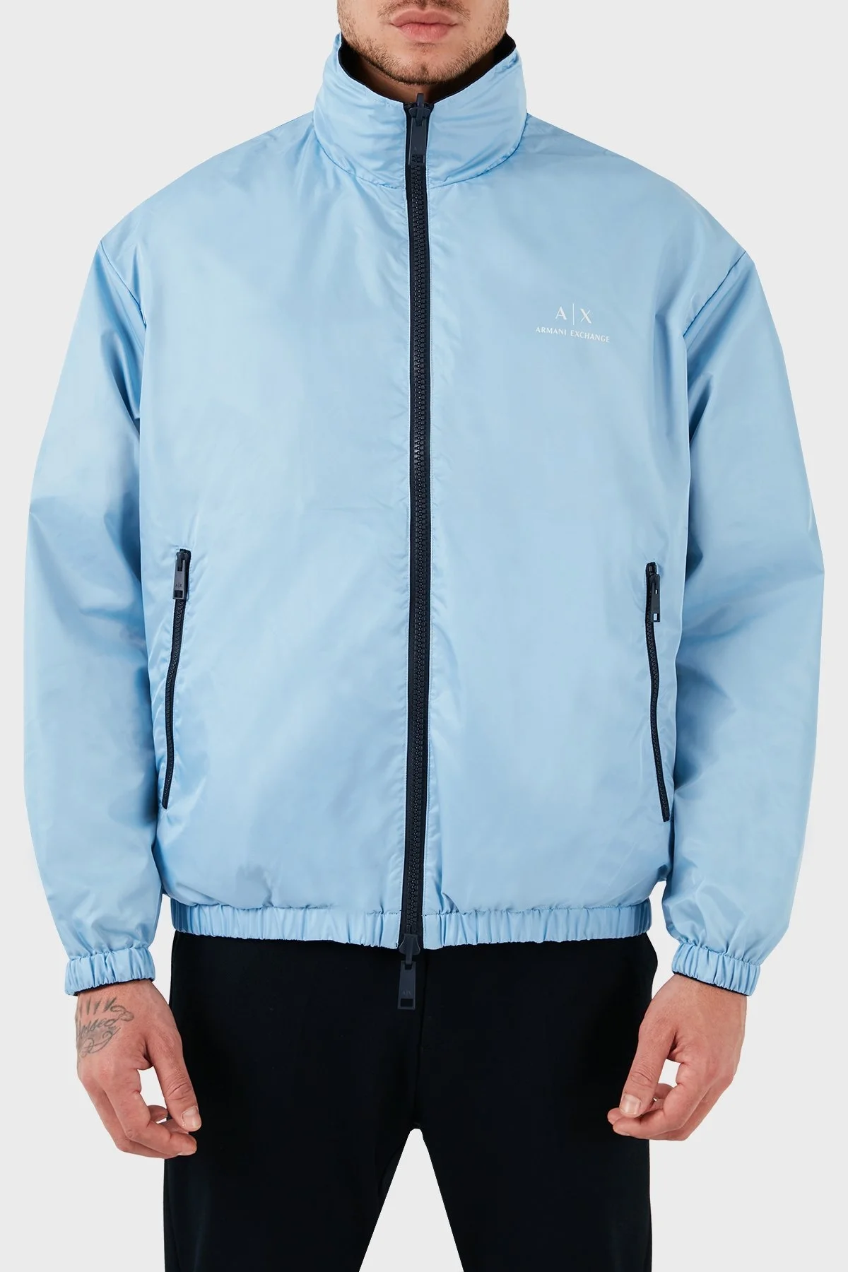 Armani Exchange Çift Taraflı Regular Fit Mevsimlik Erkek Mont 3DZB06 ZNB7Z 65BN LACİVERT - 2