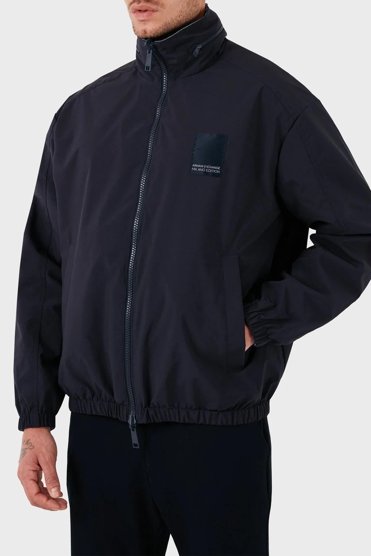 Armani Exchange Çift Taraflı Regular Fit Mevsimlik Erkek Mont 3DZB06 ZNB7Z 65BN LACİVERT - 3