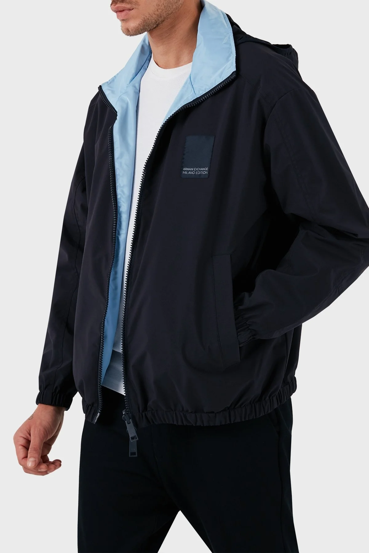 Armani Exchange Çift Taraflı Regular Fit Mevsimlik Erkek Mont 3DZB06 ZNB7Z 65BN LACİVERT - 8