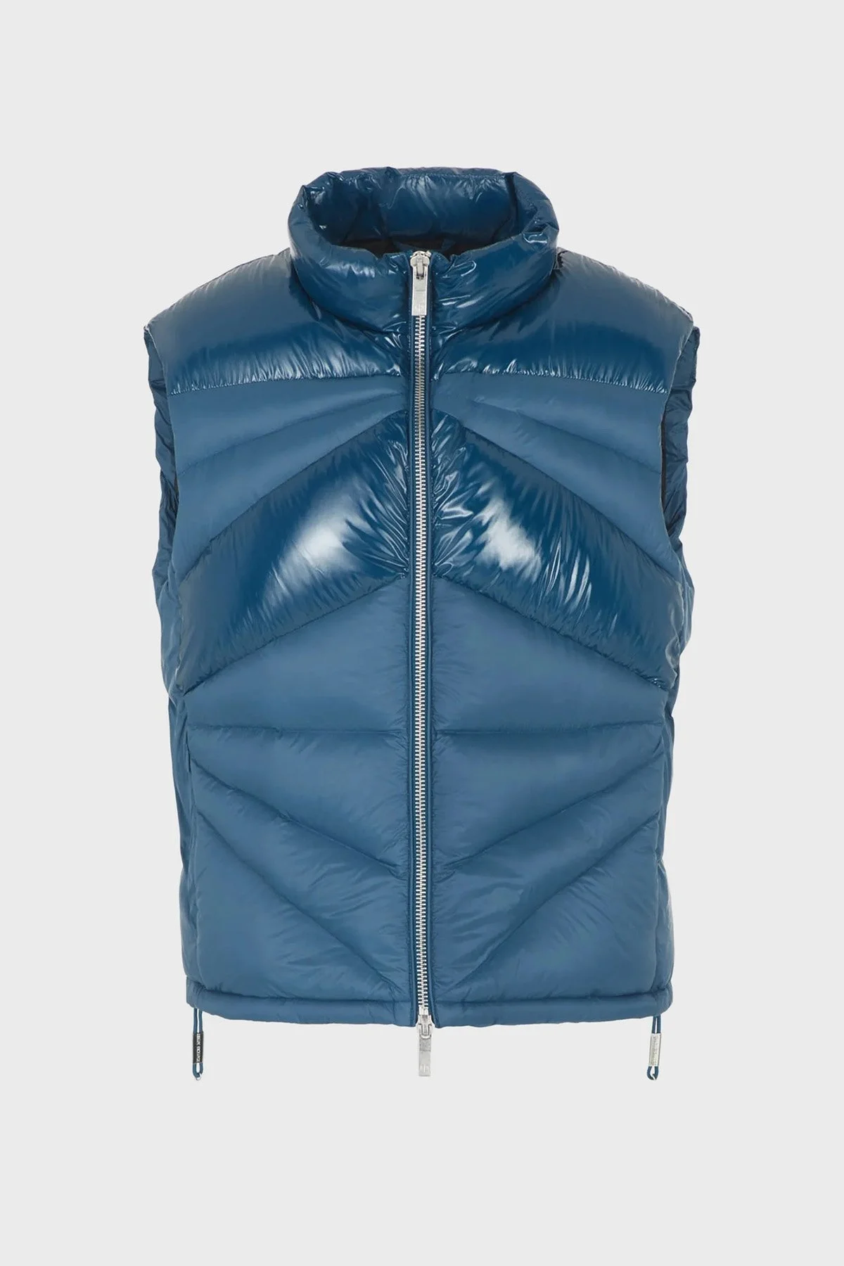 Armani Exchange Çift Yönlü Fermuarlı Regular Fit Şişme Erkek Yelek 6RZQL4 ZN2RZ 15CR PETROL - 5