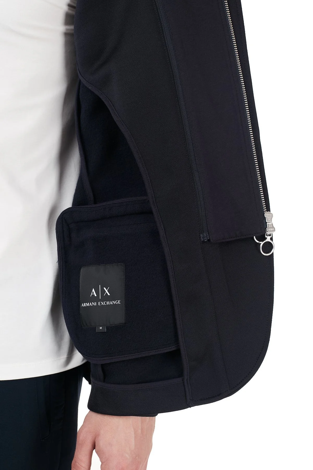 Armani Exchange Çıkarılabilir Kapüşonlu İç Katmanlı Erkek Ceket 6HZGLA ZJLBZ 1583 LACİVERT - 7