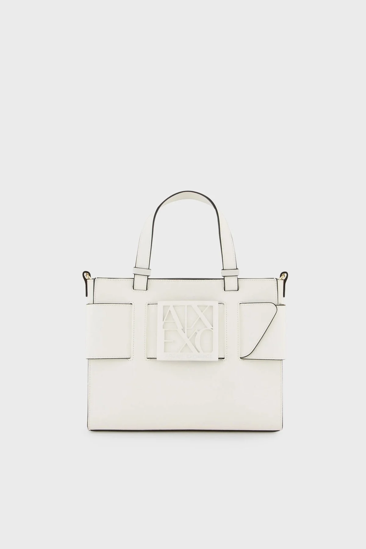 Armani Exchange Çıkarılabilir Omuz Askılı Bayan Çanta 942690 0A874 47710 BEYAZ - 1