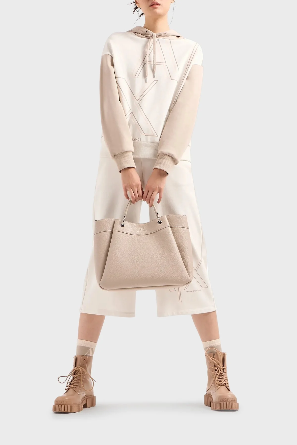 Armani Exchange Çıkarılabilir Omuz Askılı Bayan Çanta 942910 CC783 10352 VİZON - 3