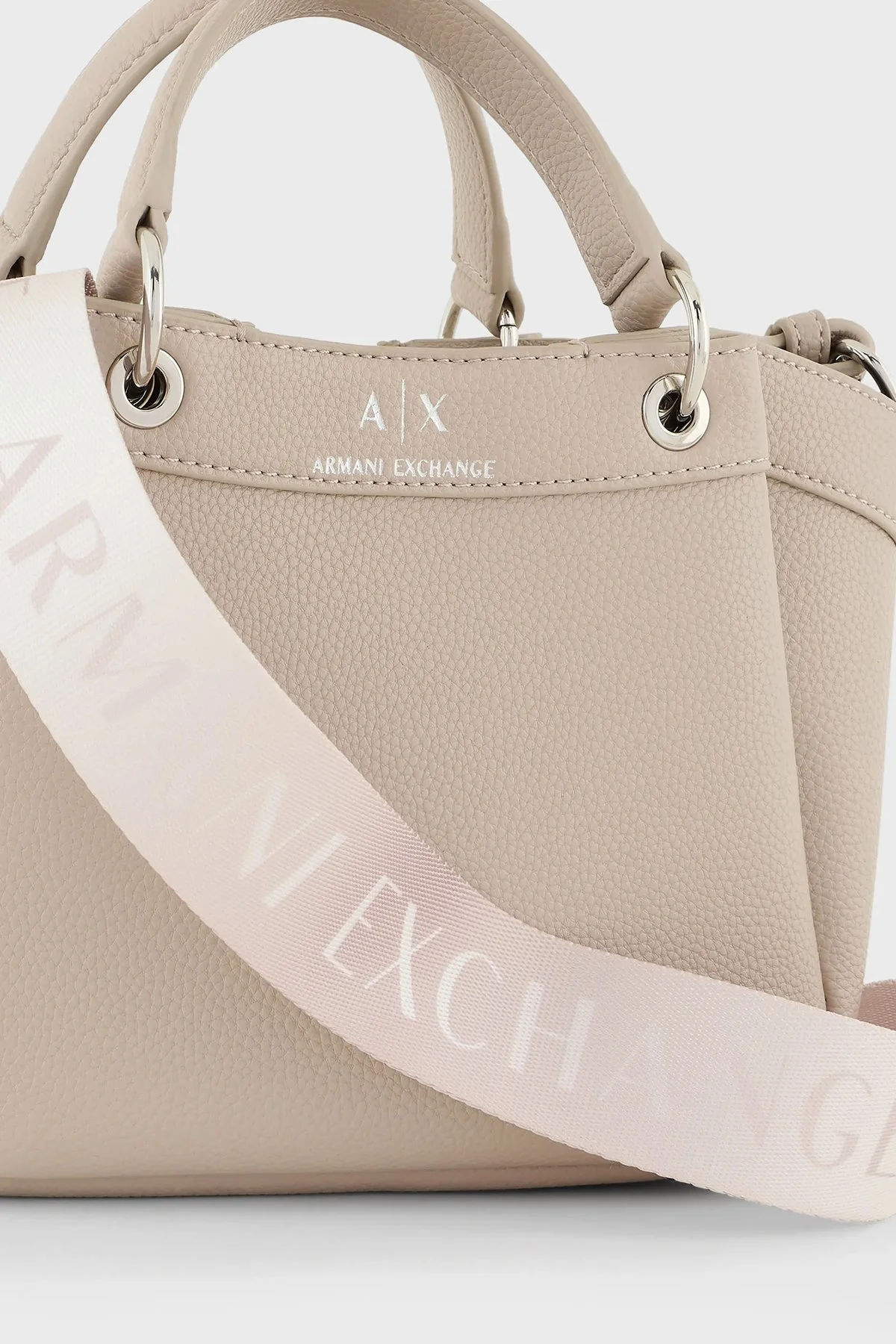 Armani Exchange Çıkarılabilir Omuz Askılı Bayan Çanta 942927 CC783 10352 KREM - 4