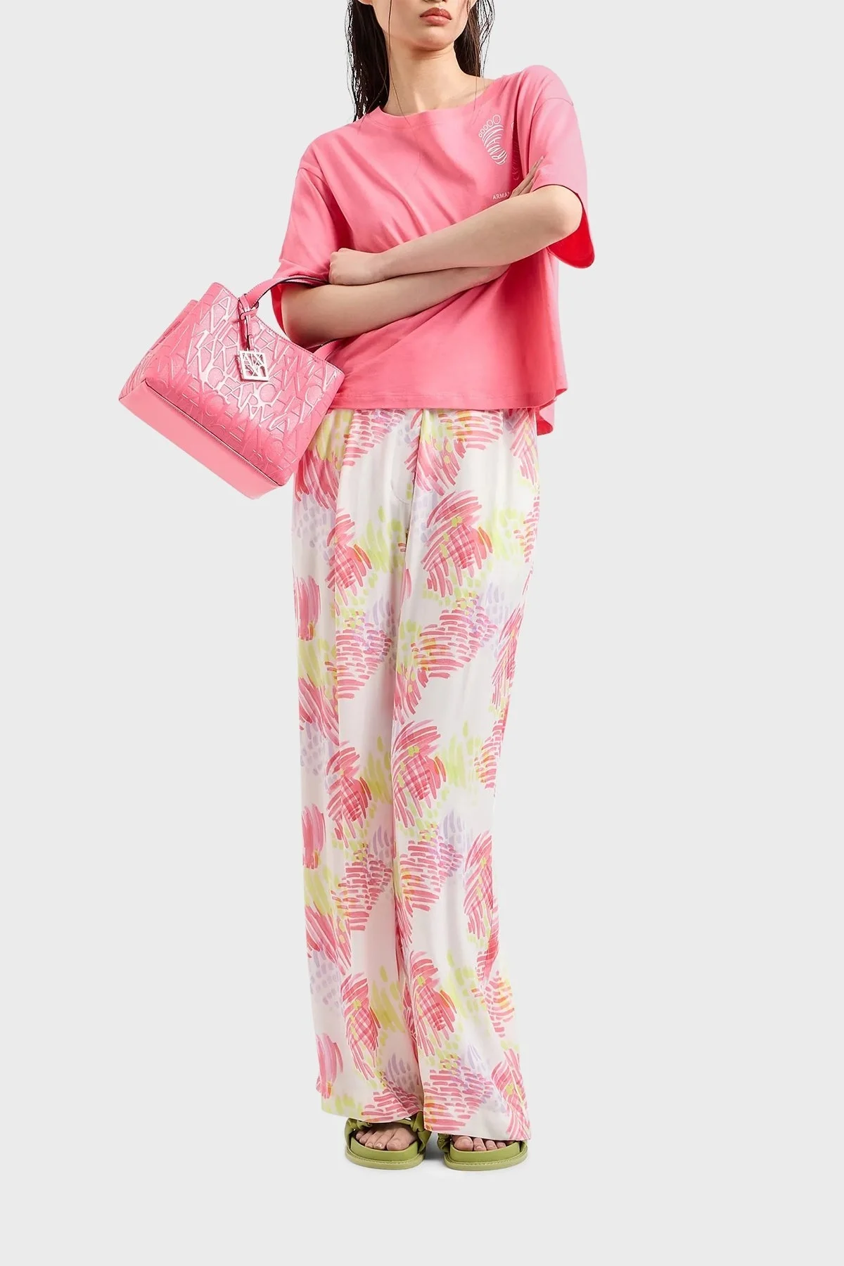 Armani Exchange Çıkarılabilir Uzatma Askılı Bayan Çanta 942647 CC794 09677 PEMBE - 3