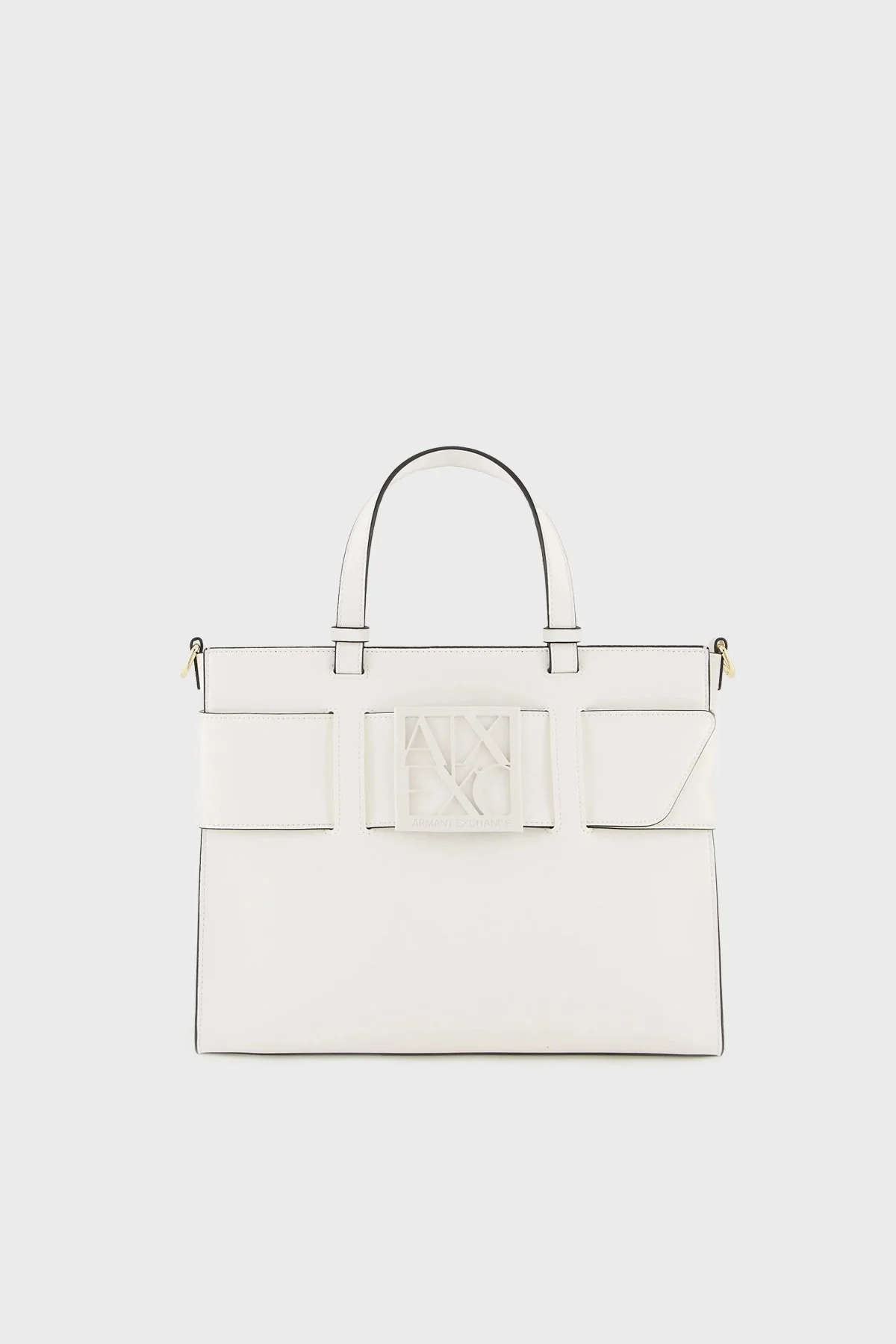 Armani Exchange Çıkarılabilir Uzatma Askılı Bayan Çanta 942689 0A874 47710 BEYAZ - 1