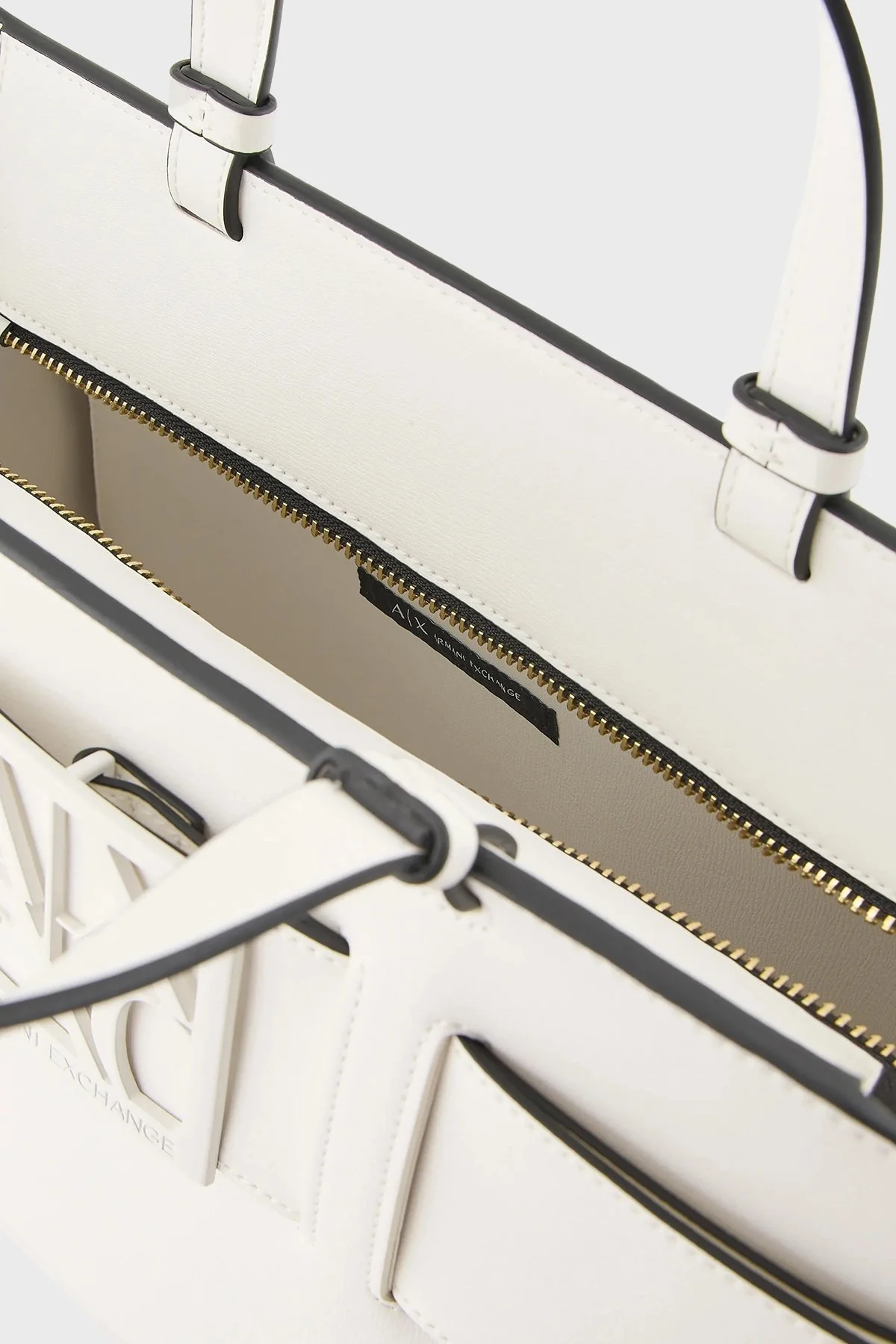 Armani Exchange Çıkarılabilir Uzatma Askılı Bayan Çanta 942689 0A874 47710 BEYAZ - 4