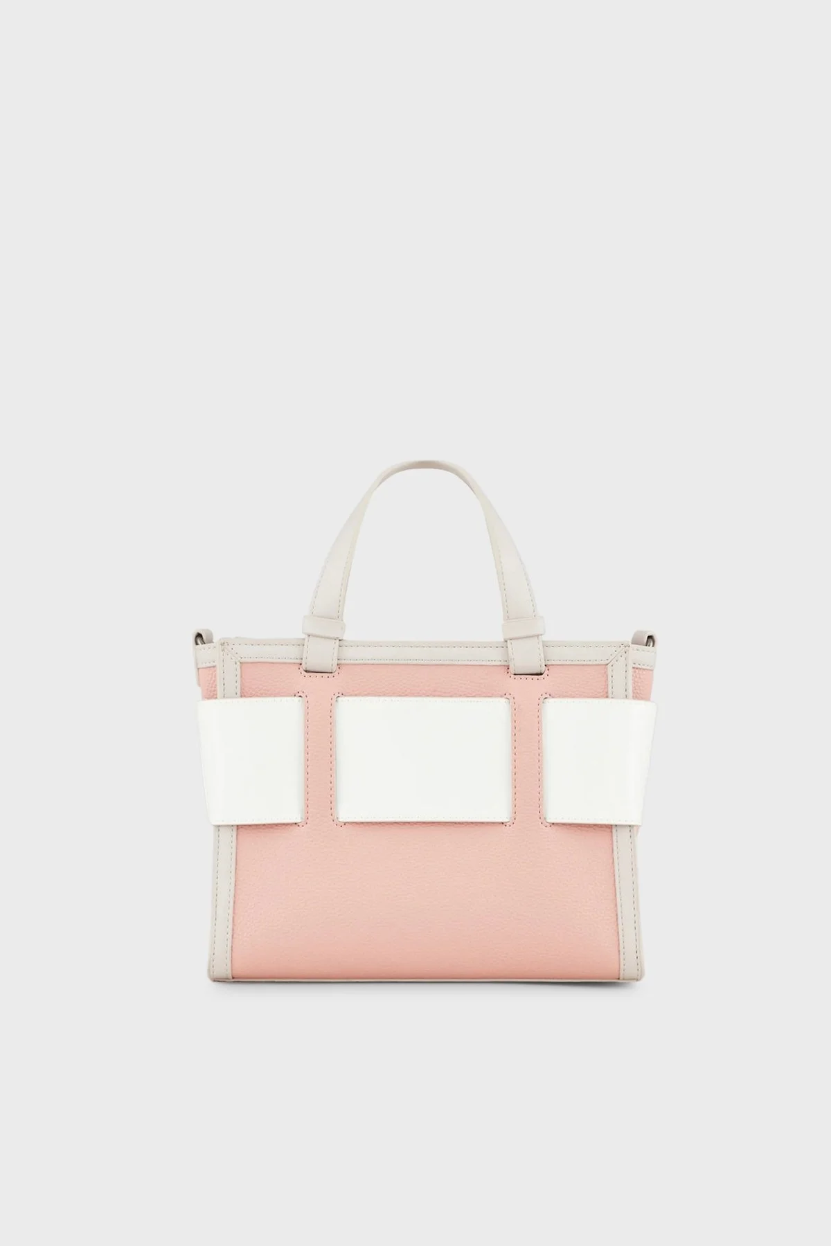 Armani Exchange Çıkarılabilir Uzatma Askılı Bayan Çanta 942690 3R714 10850 PEMBE-BEYAZ - 3