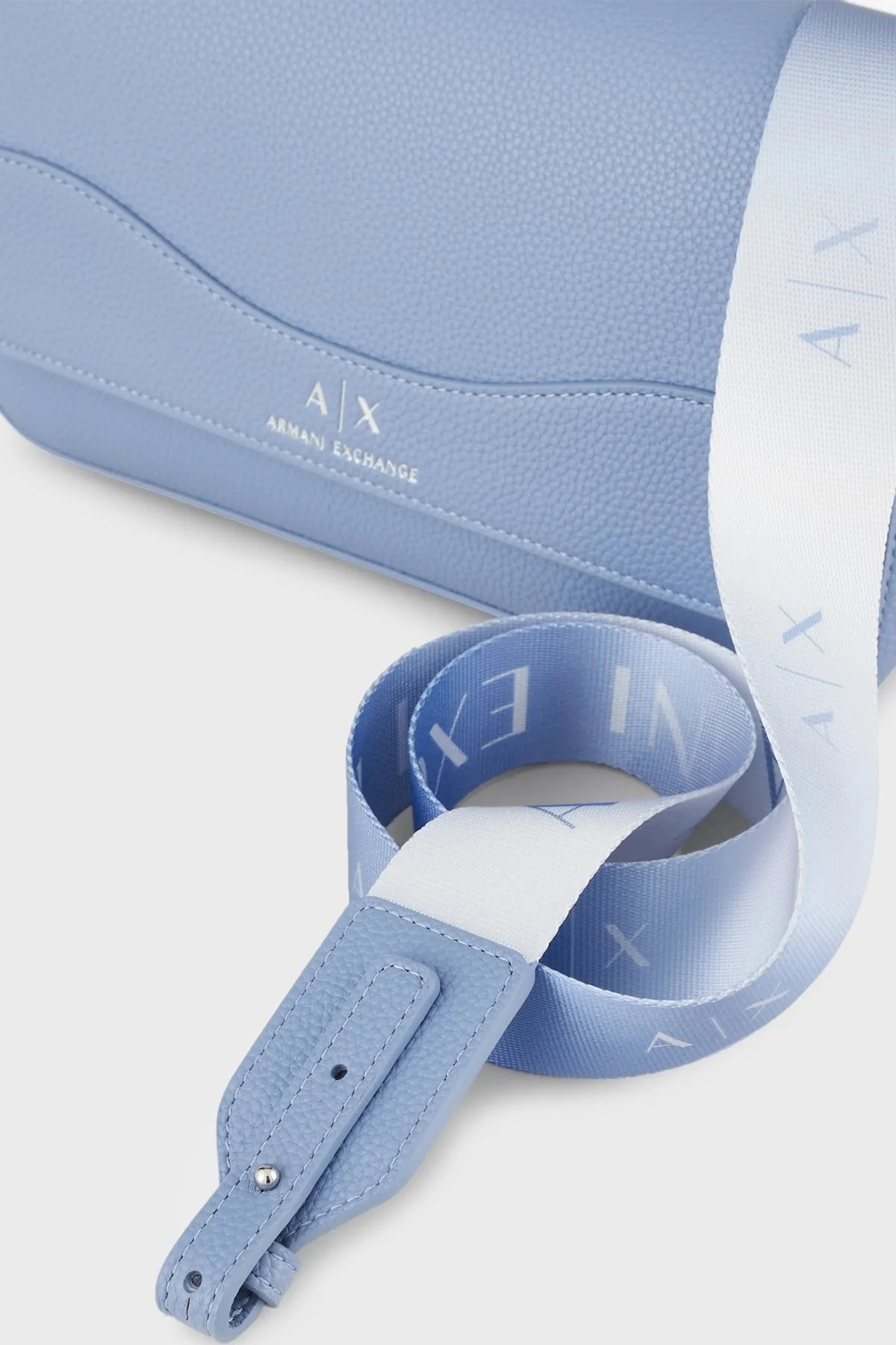 Armani Exchange Çıkarılabilir Uzatma Askılı Bayan Çanta 942912 CC783 21331 GRİ-MAVİ - 4