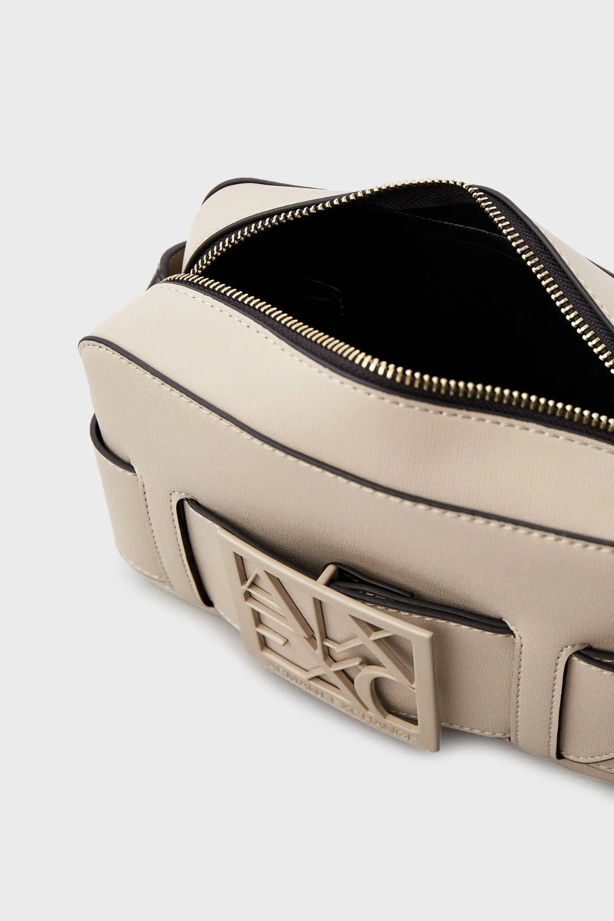 Armani Exchange Çıkarılabilir ve Ayarlabilir Omuz Askılı Logo Detaylı Bayan Çanta 942699 0A874 09752 TOPRAK - 4