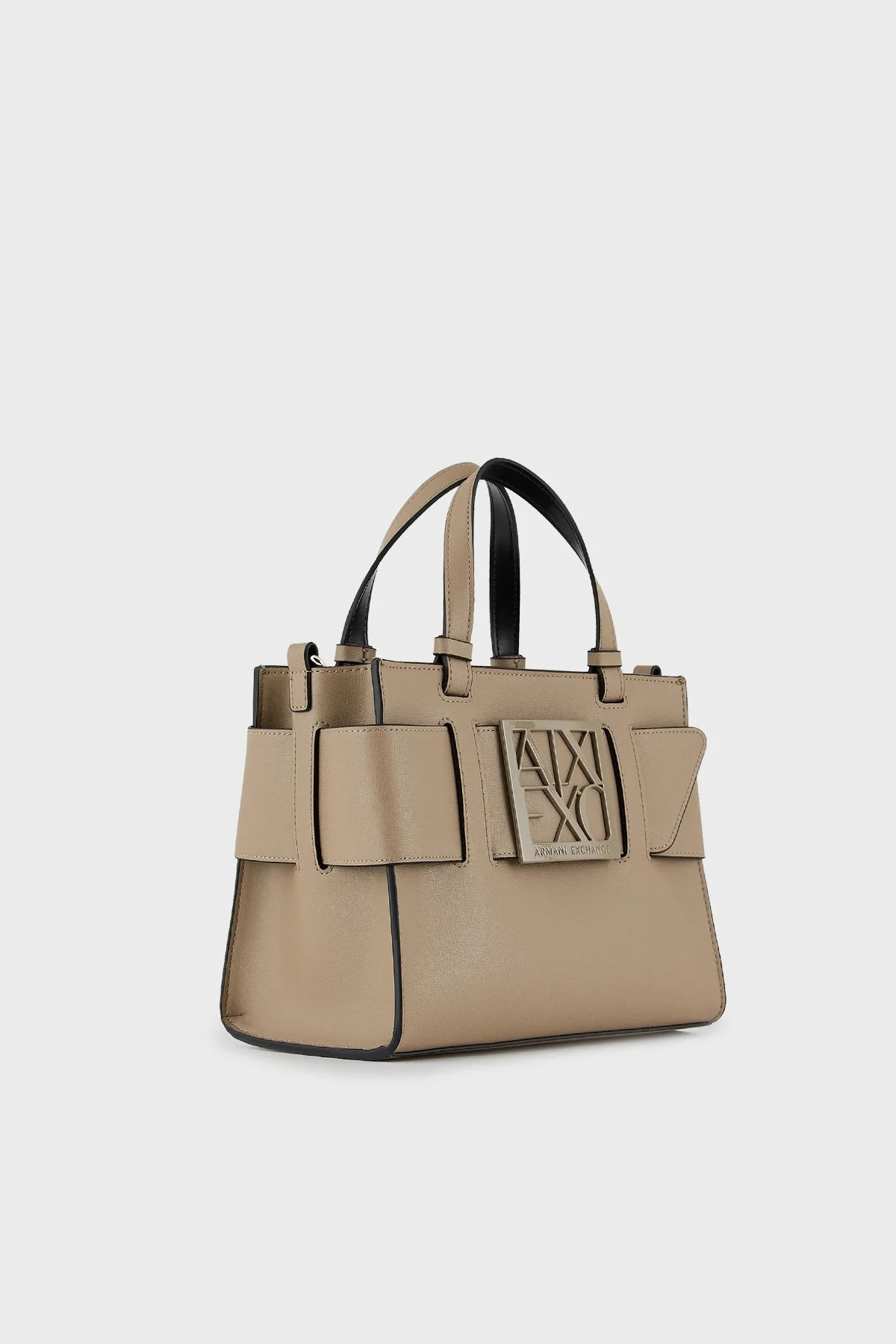 Armani Exchange Çıkarılabilir ve Ayarlanabilir Omuz Askılı Logo Detaylı Bayan Çanta 942690 0A874 09752 TOPRAK - 2