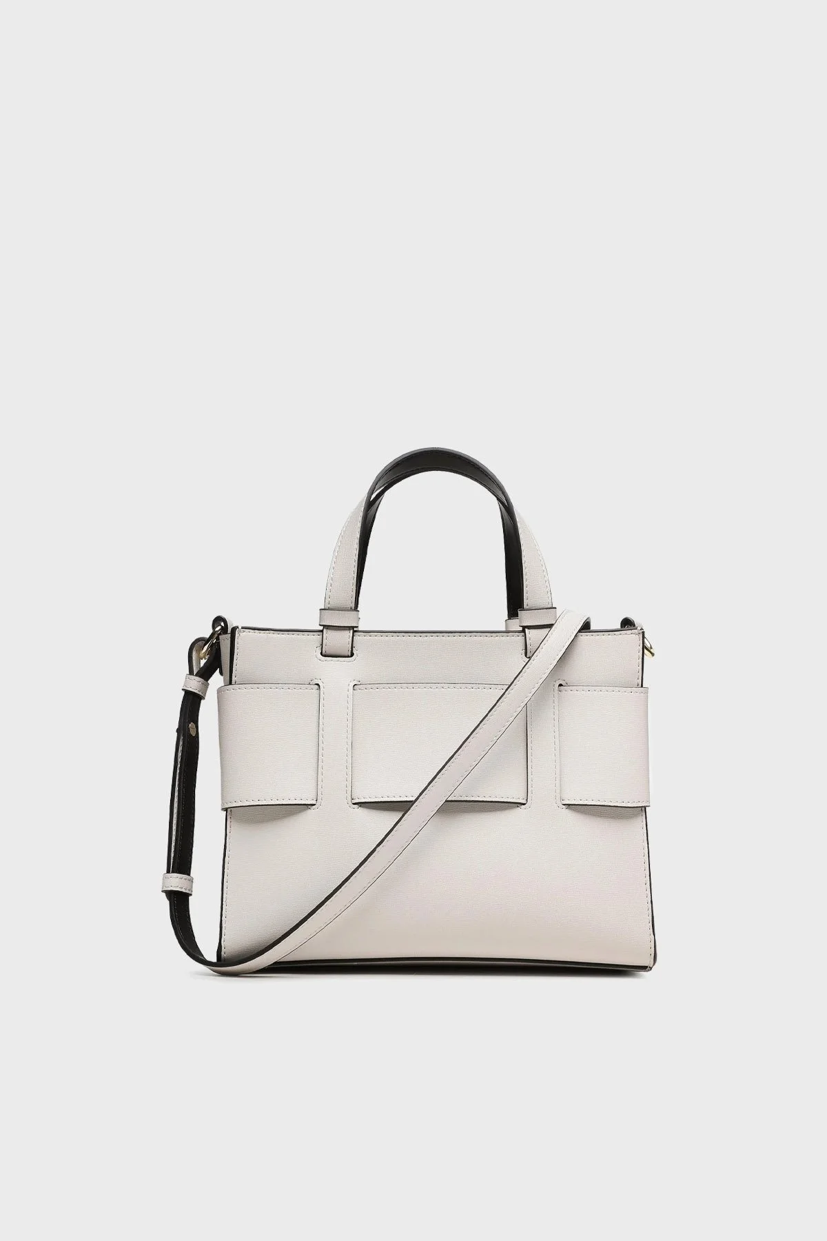 Armani Exchange Çıkarılabilir ve Ayarlanabilir Omuz Askılı Logo Detaylı Bayan Çanta 942690 0A874 31240 AÇIK GRİ - 4