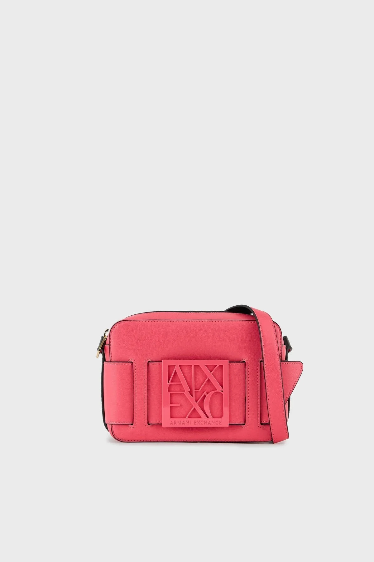 Armani Exchange Çıkarılabilir ve Ayarlanabilir Omuz Askılı Logo Detaylı Bayan Çanta 942699 0A874 40774 FUŞYA - 1