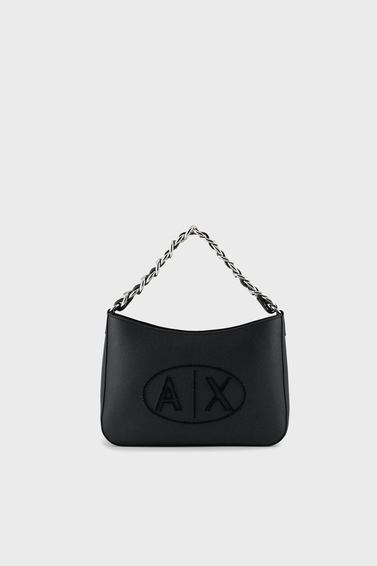 Armani Exchange Çıkarılabilir ve Ayarlanabilir Omuz Askılı Zincirli Bayan Çanta 942935 3F786 00020 SİYAH - 1