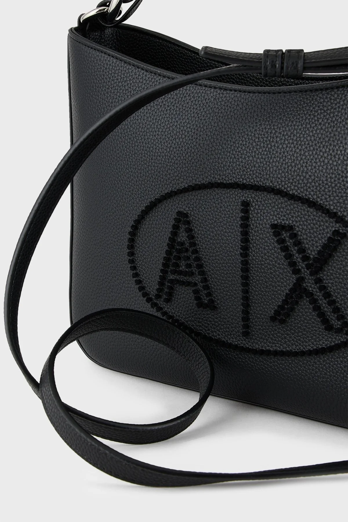 Armani Exchange Çıkarılabilir ve Ayarlanabilir Omuz Askılı Zincirli Bayan Çanta 942935 3F786 00020 SİYAH - 6