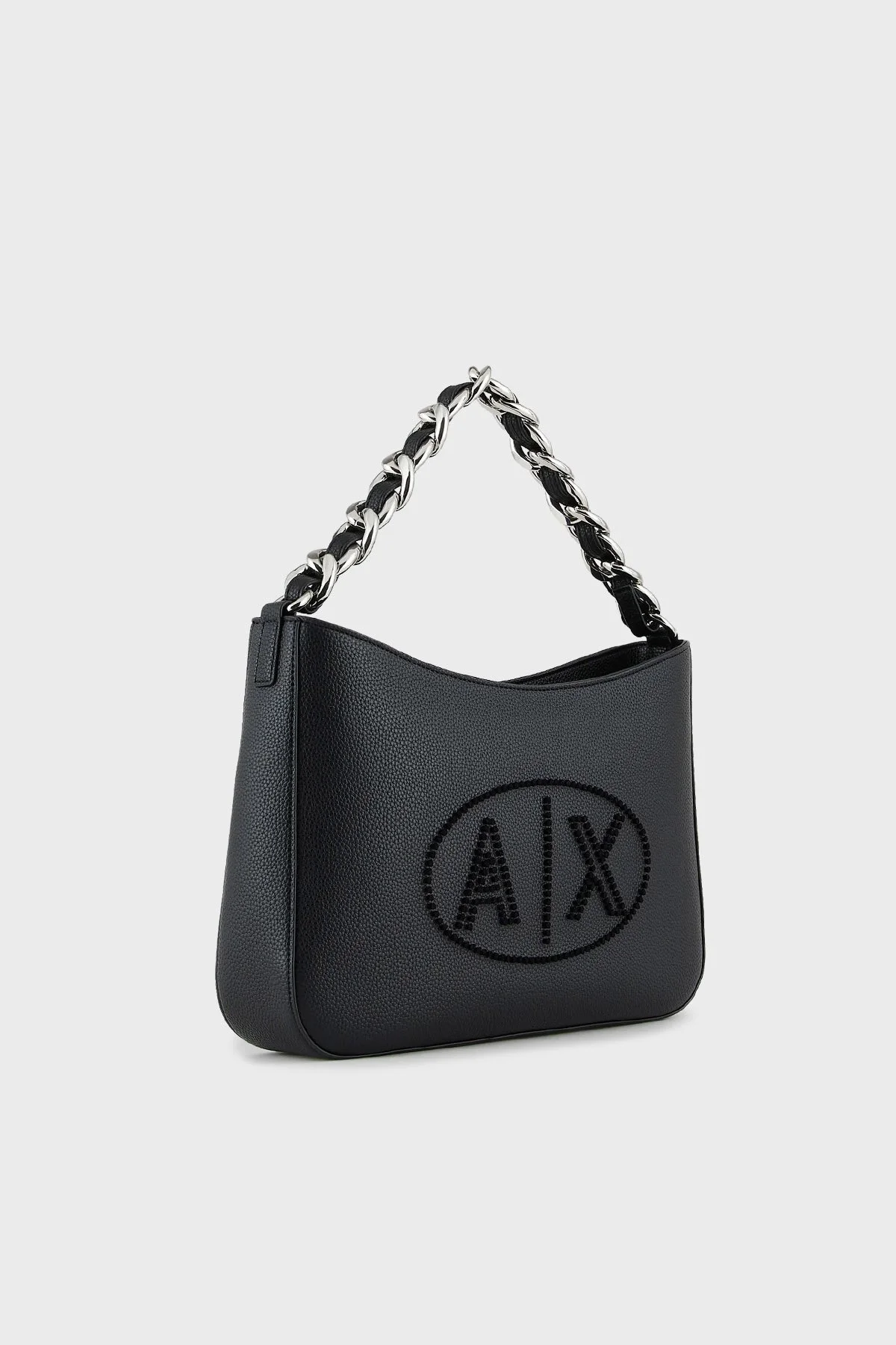 Armani Exchange Çıkarılabilir ve Ayarlanabilir Omuz Askılı Zincirli Bayan Çanta 942935 3F786 00020 SİYAH - 7