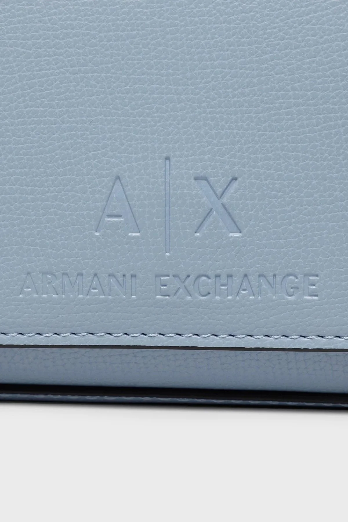 Armani Exchange Çıkarılabilir Zincir Askılı Bayan Çanta 942683 1A702 21331 GRİ-MAVİ - 4