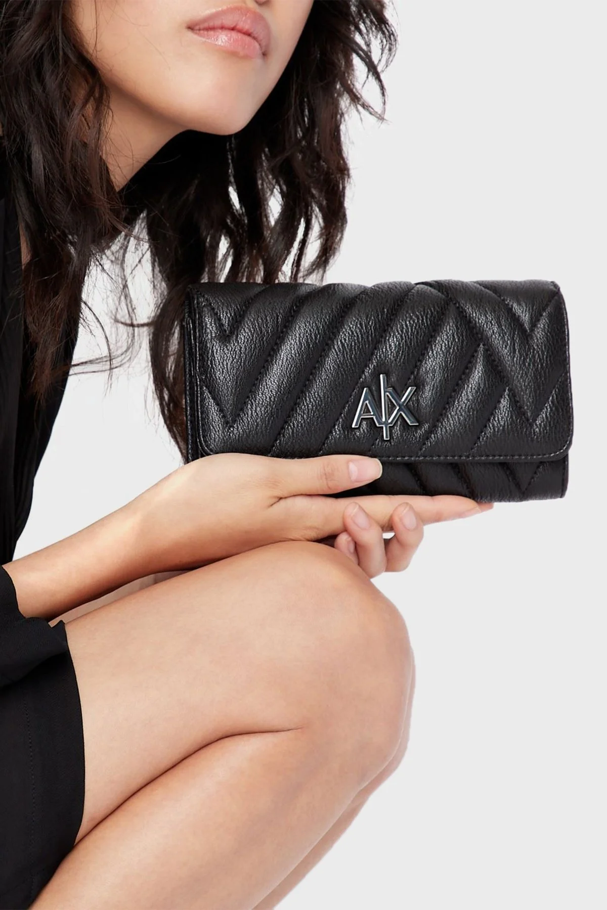 Armani Exchange Çıkarılabilir Zincir Askılı Bayan Çanta 948481 2F745 00020 SİYAH - 2