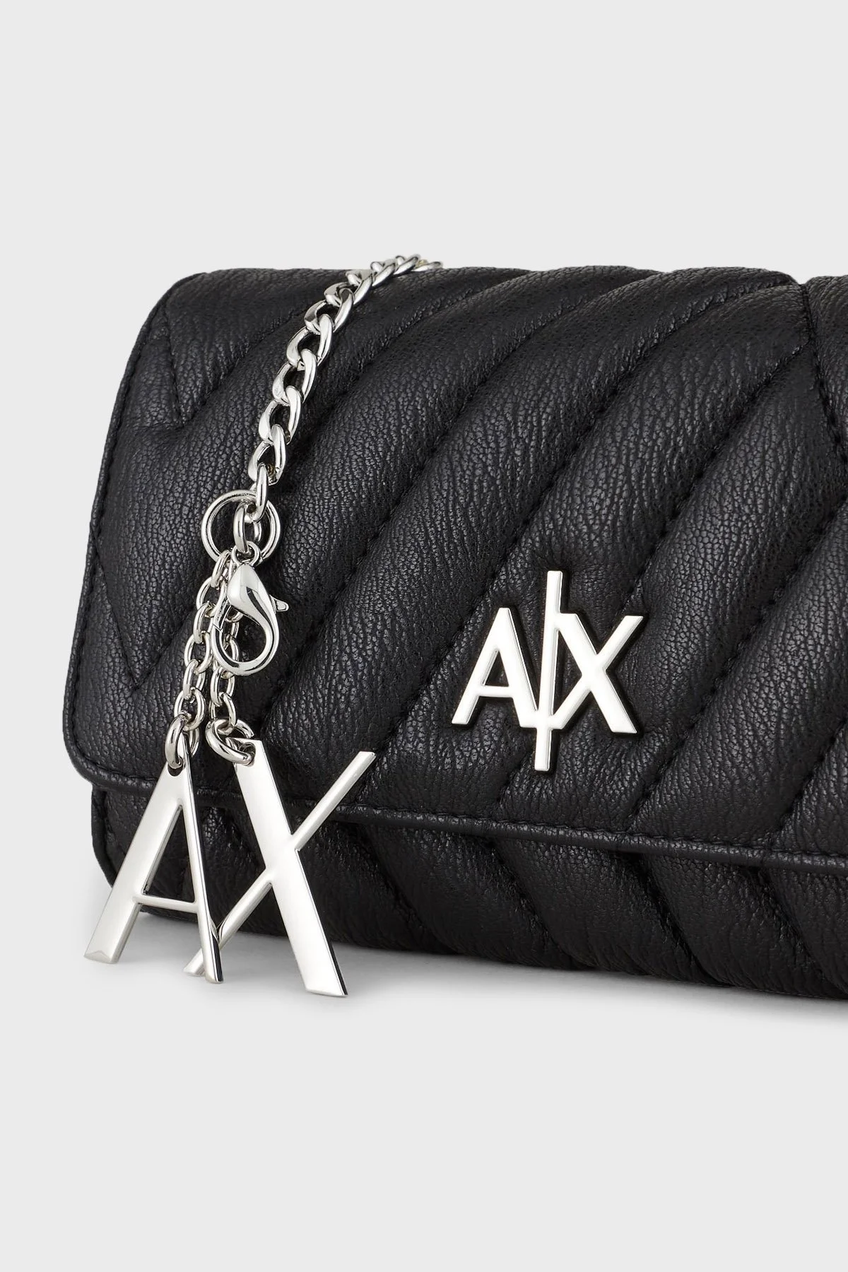 Armani Exchange Çıkarılabilir Zincir Askılı Bayan Çanta 948481 2F745 00020 SİYAH - 4