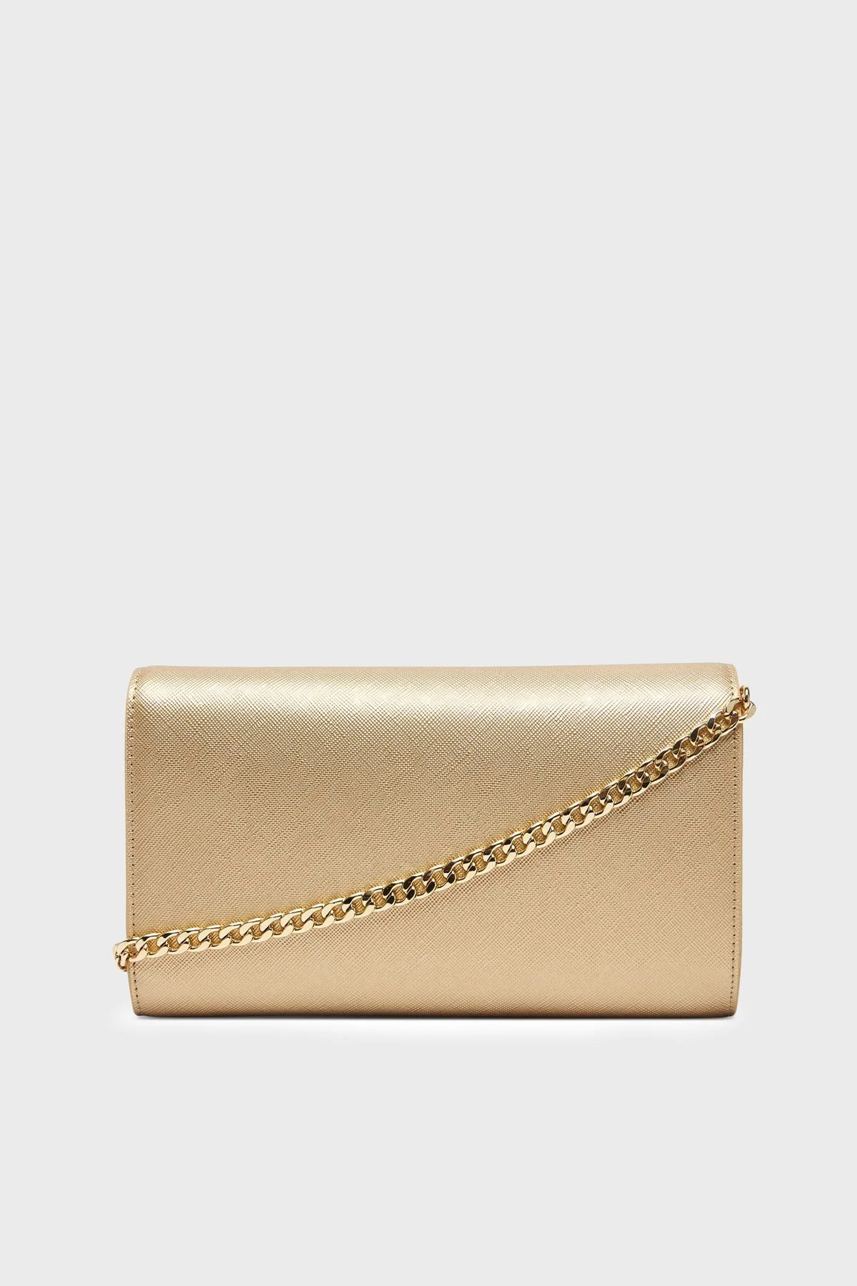 Armani Exchange Çıkarılabilir Zincir Askılı Portföy Kadın Cüzdan XW000358 AF26570 F1020 Ekru - 2