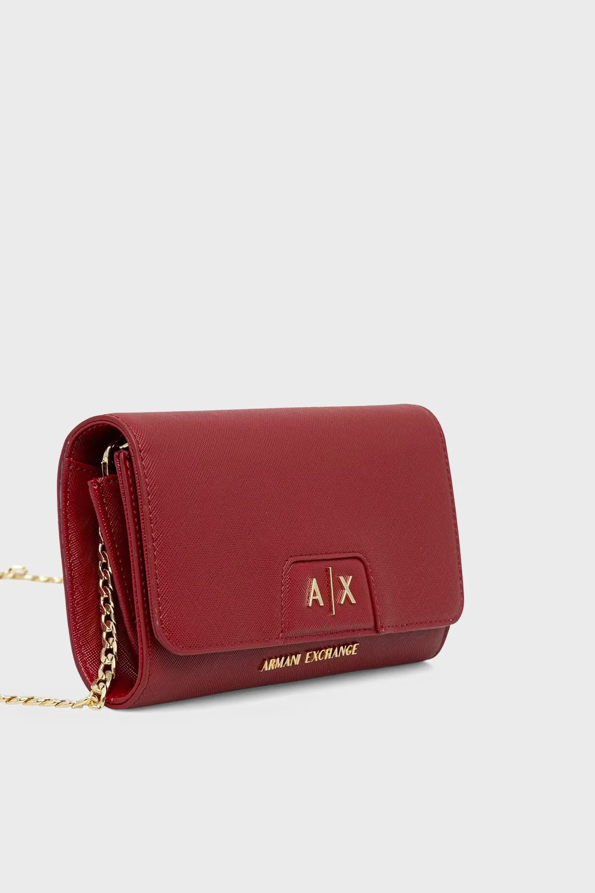 Armani Exchange Çıkarılabilir Zincir Askılı Portföy Kadın Cüzdan XW000358 AF26570 U5102 Kırmızı - 3