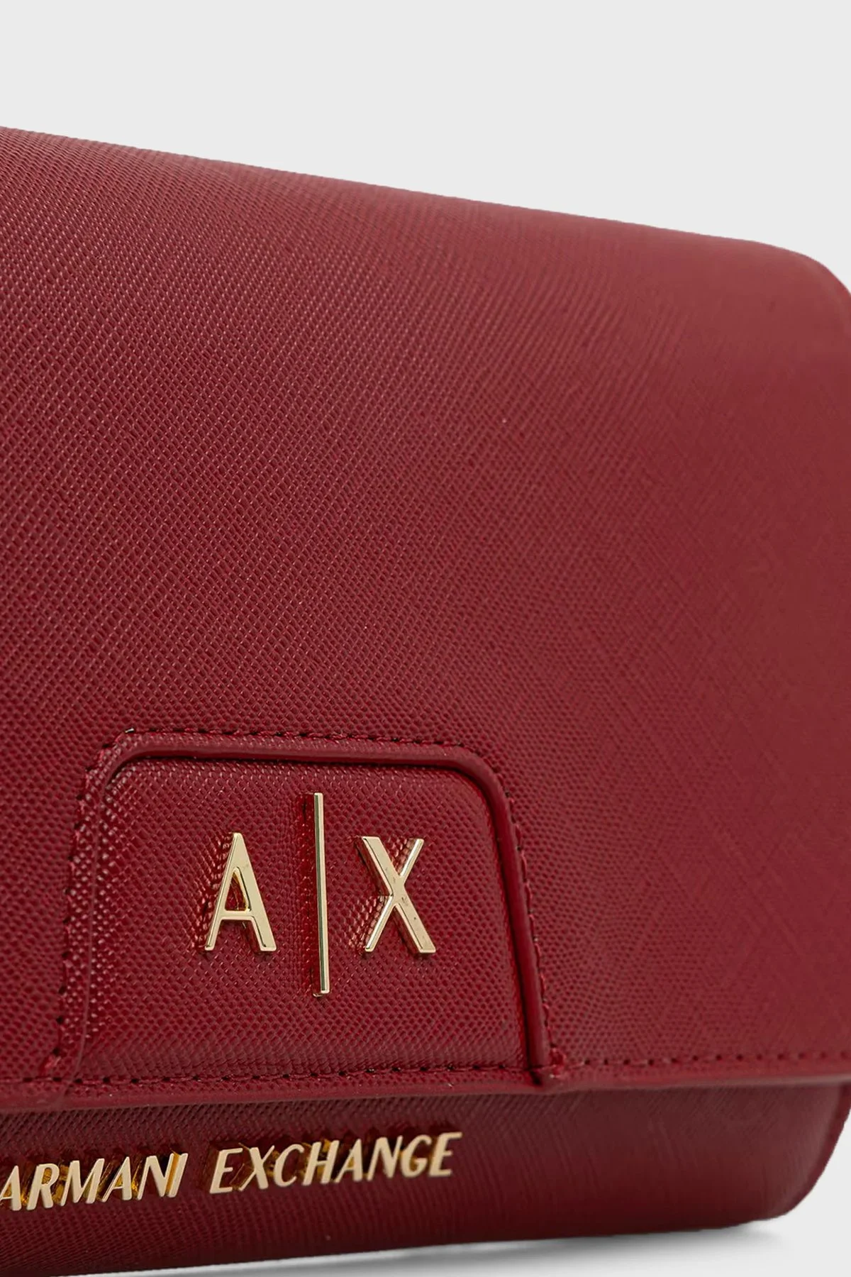 Armani Exchange Çıkarılabilir Zincir Askılı Portföy Kadın Cüzdan XW000358 AF26570 U5102 Kırmızı - 4