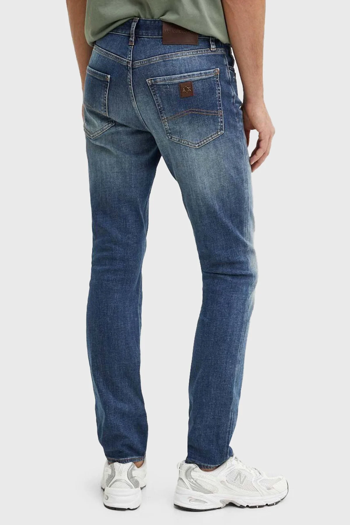 Armani Exchange Cotton Skinny Fit Jeans Erkek Kot Pantolon XM000070 AF10907 MB001 MAVİ - 2