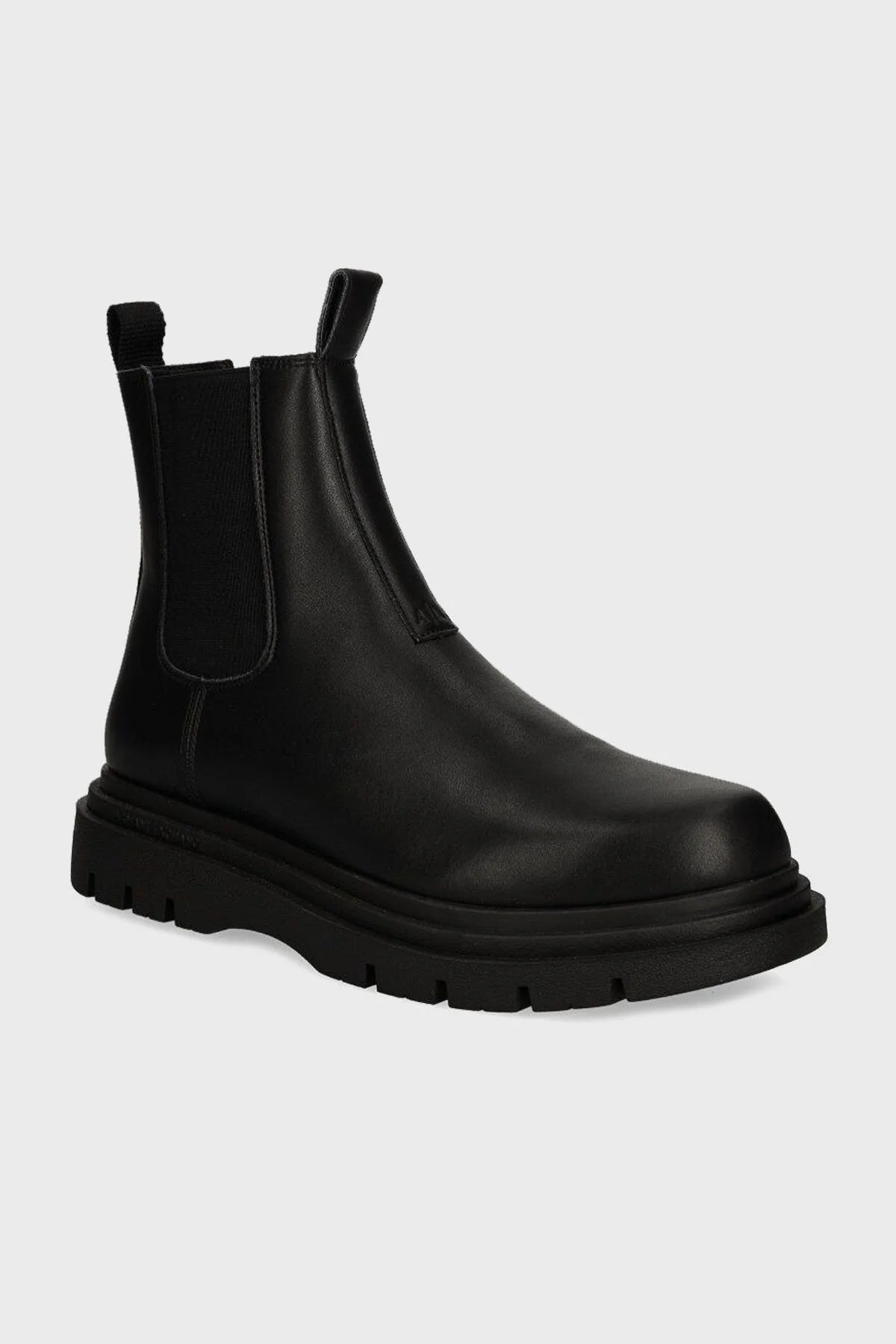 Armani Exchange Deri Chelsea Erkek Bot XUM019 XV874 00002 SİYAH - 7