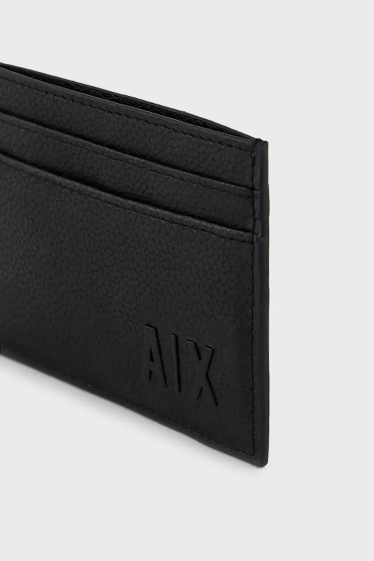 Armani Exchange Deri Erkek Kartlık 958053 3F892 00020 SİYAH - 3